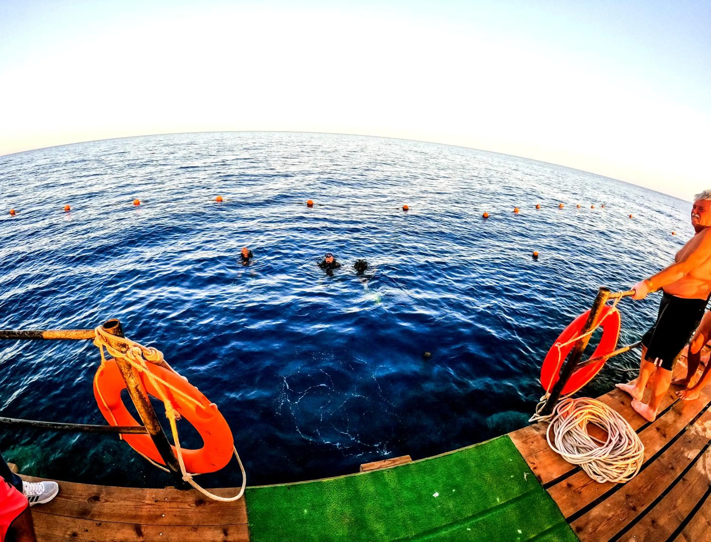 Diving in MG Alexander The Great Hotel