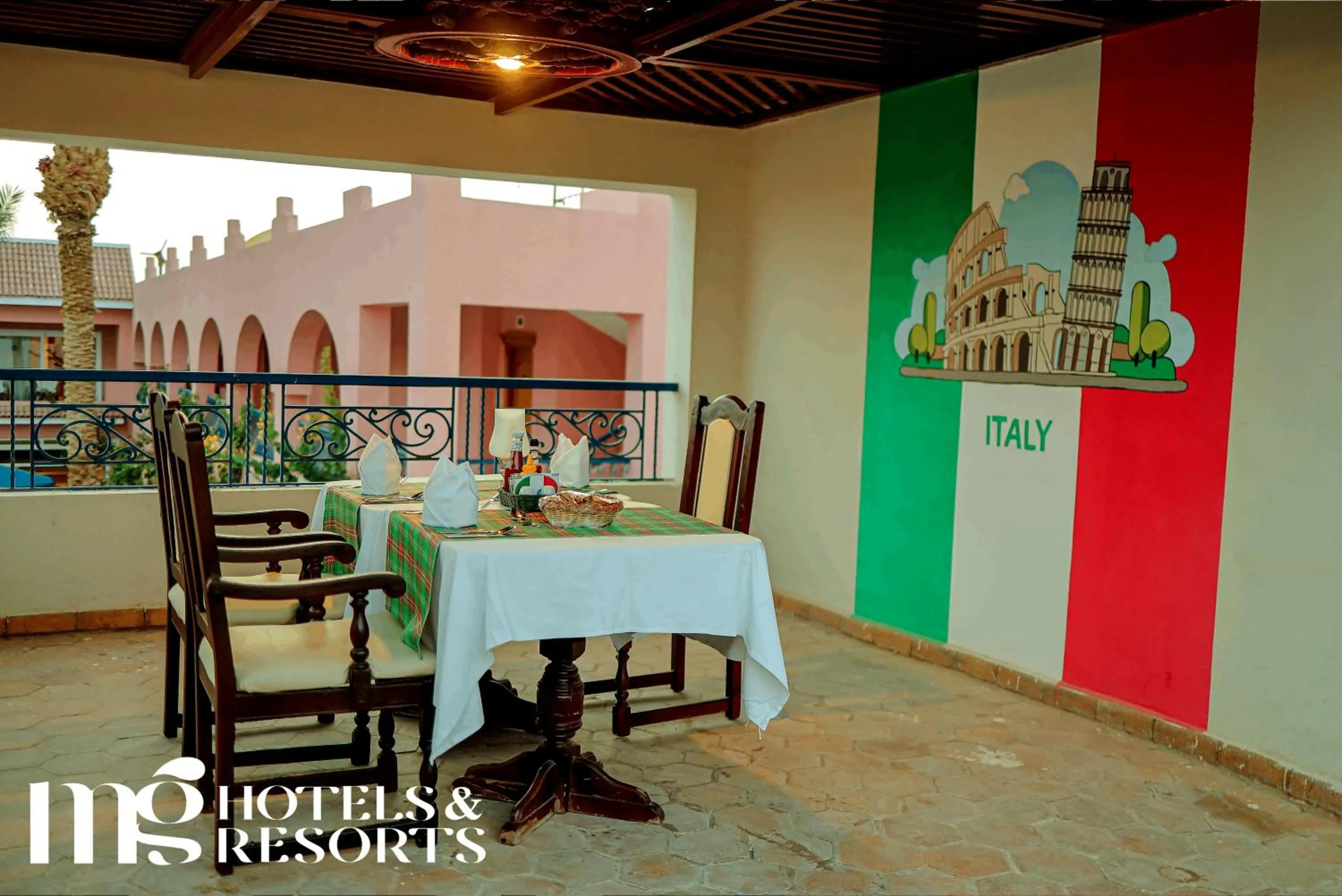 Restaurant/places to eat in MG Alexander The Great Hotel