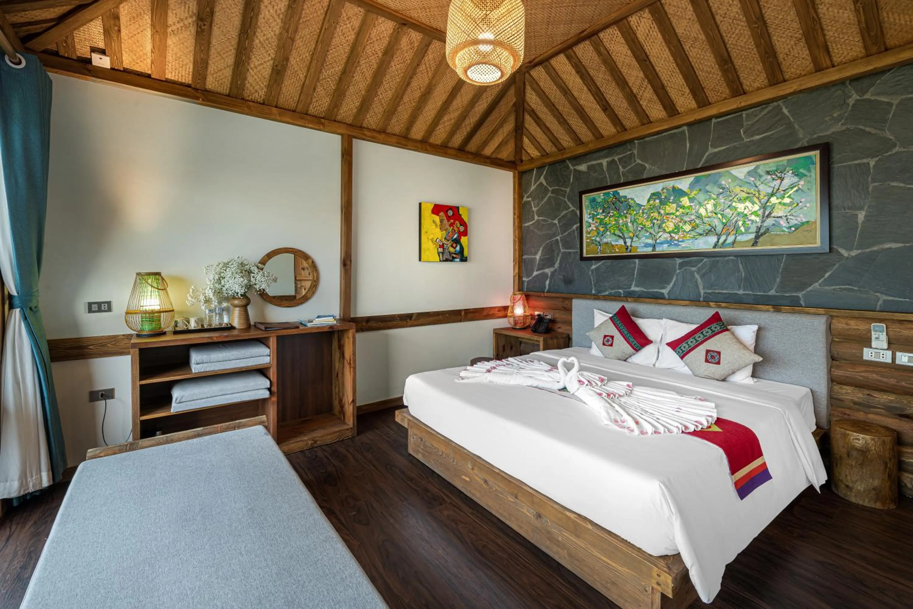 Bedroom, Bed in Sin Chai Ecolodge