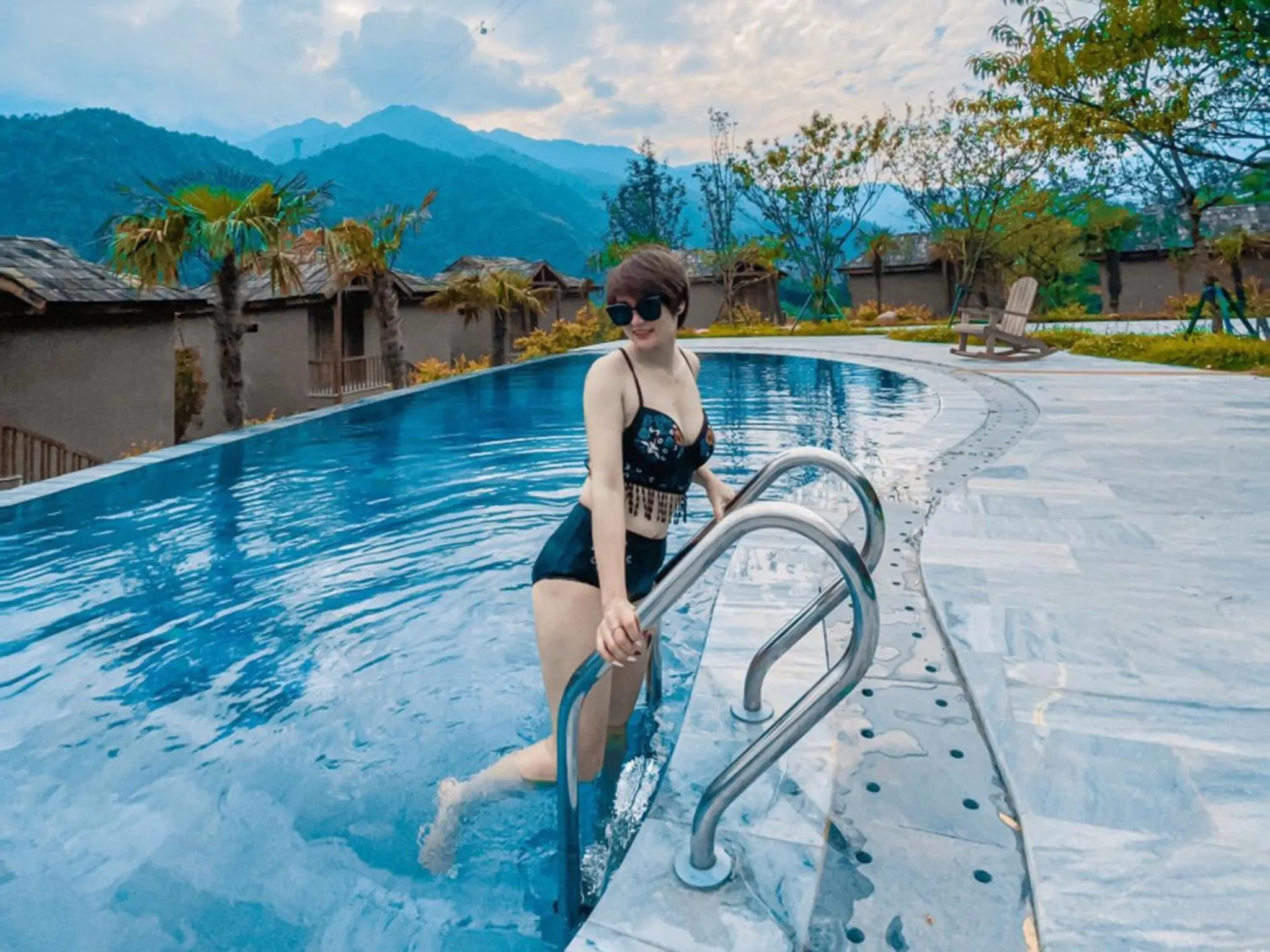 Swimming pool in Sin Chai Ecolodge