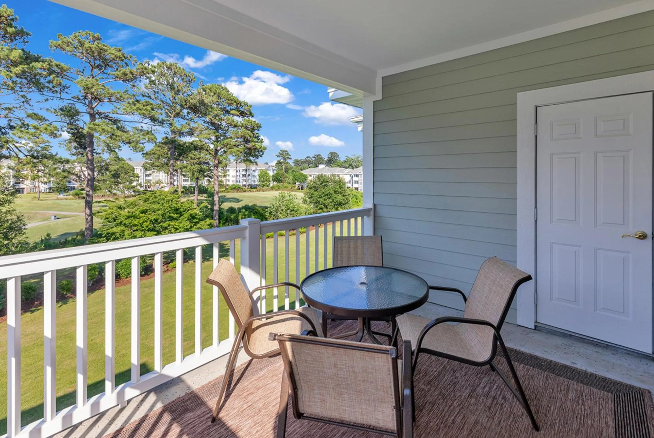 Balcony/Terrace in Stunning 3BR Condo near Myrtlewood Golf Resort and Beach