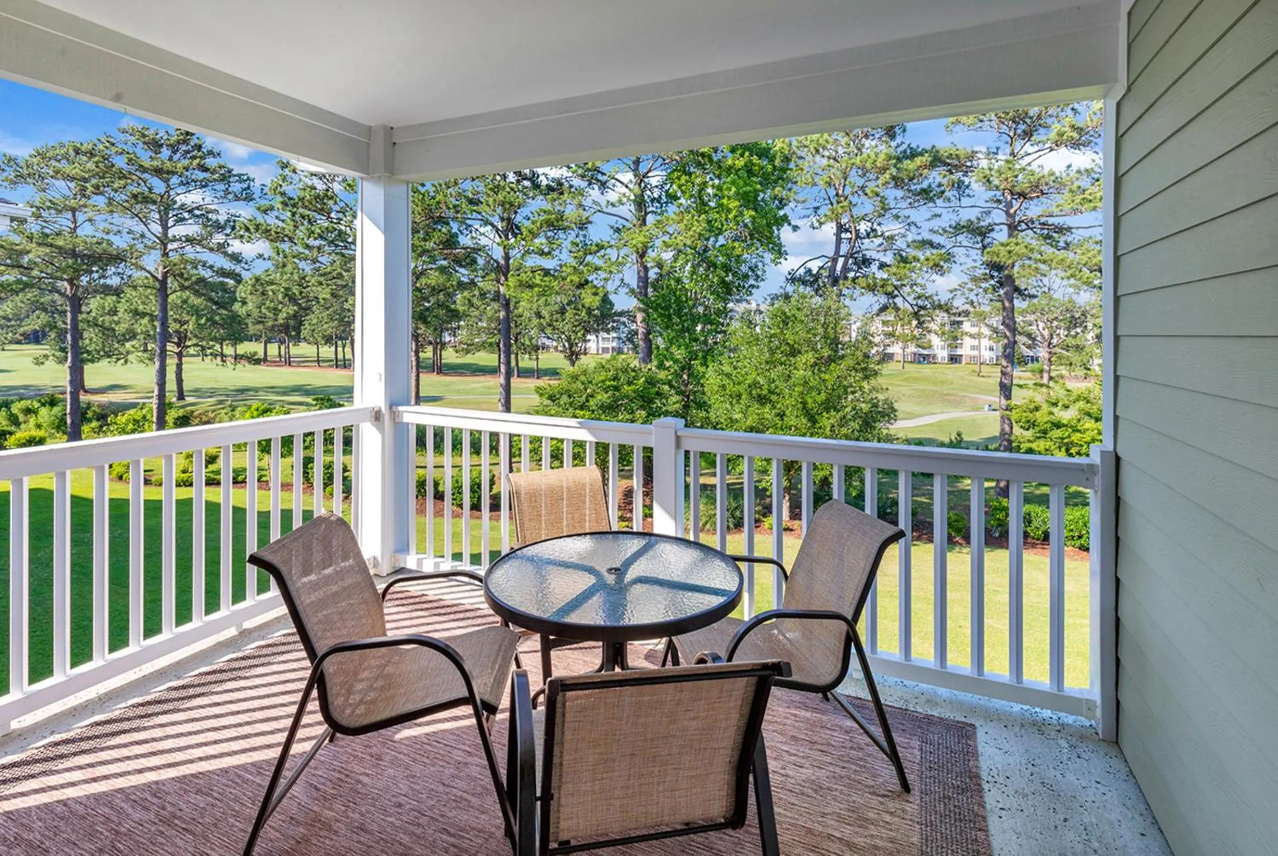 Balcony/Terrace in Stunning 3BR Condo near Myrtlewood Golf Resort and Beach