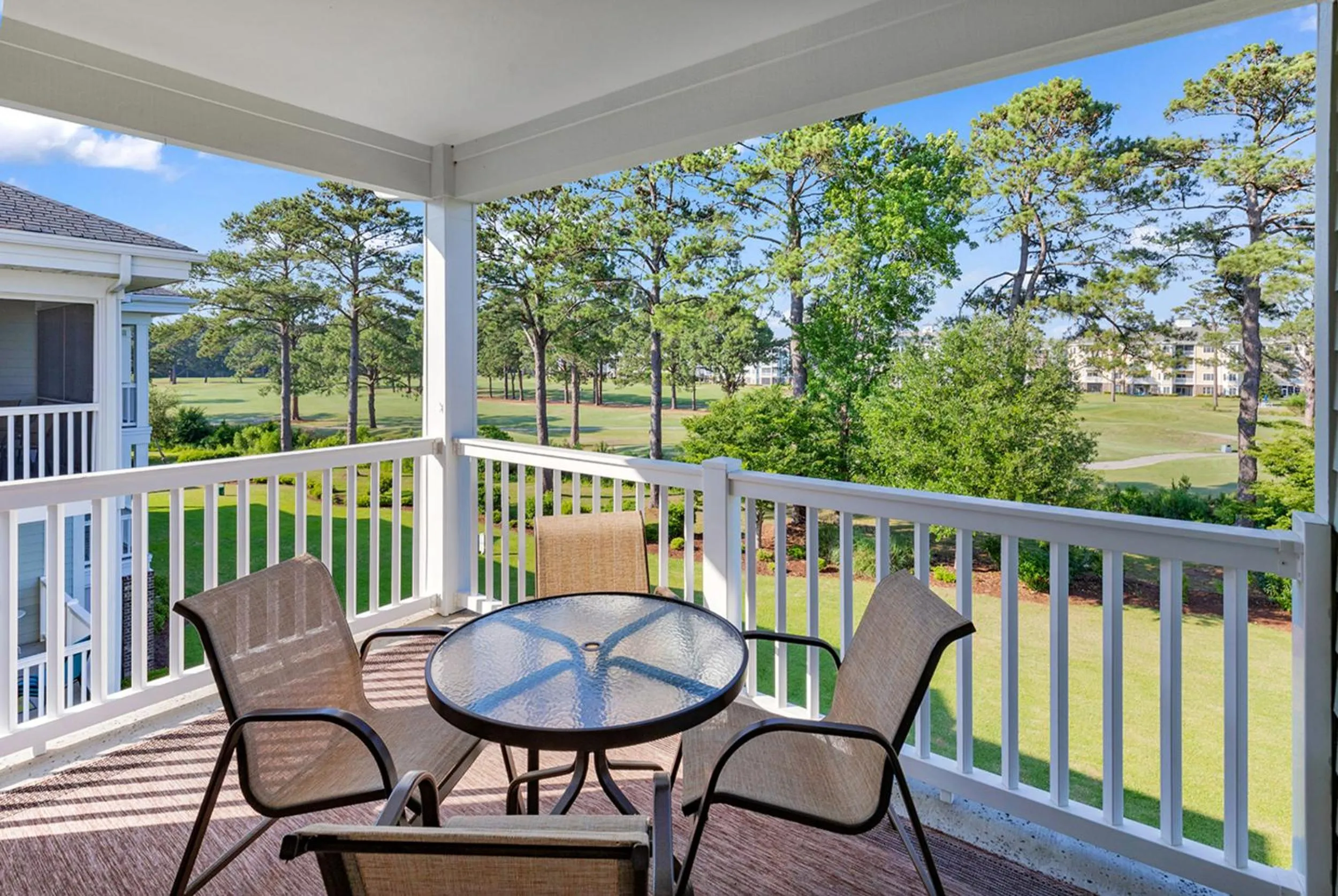 Balcony/Terrace in Stunning 3BR Condo near Myrtlewood Golf Resort and Beach