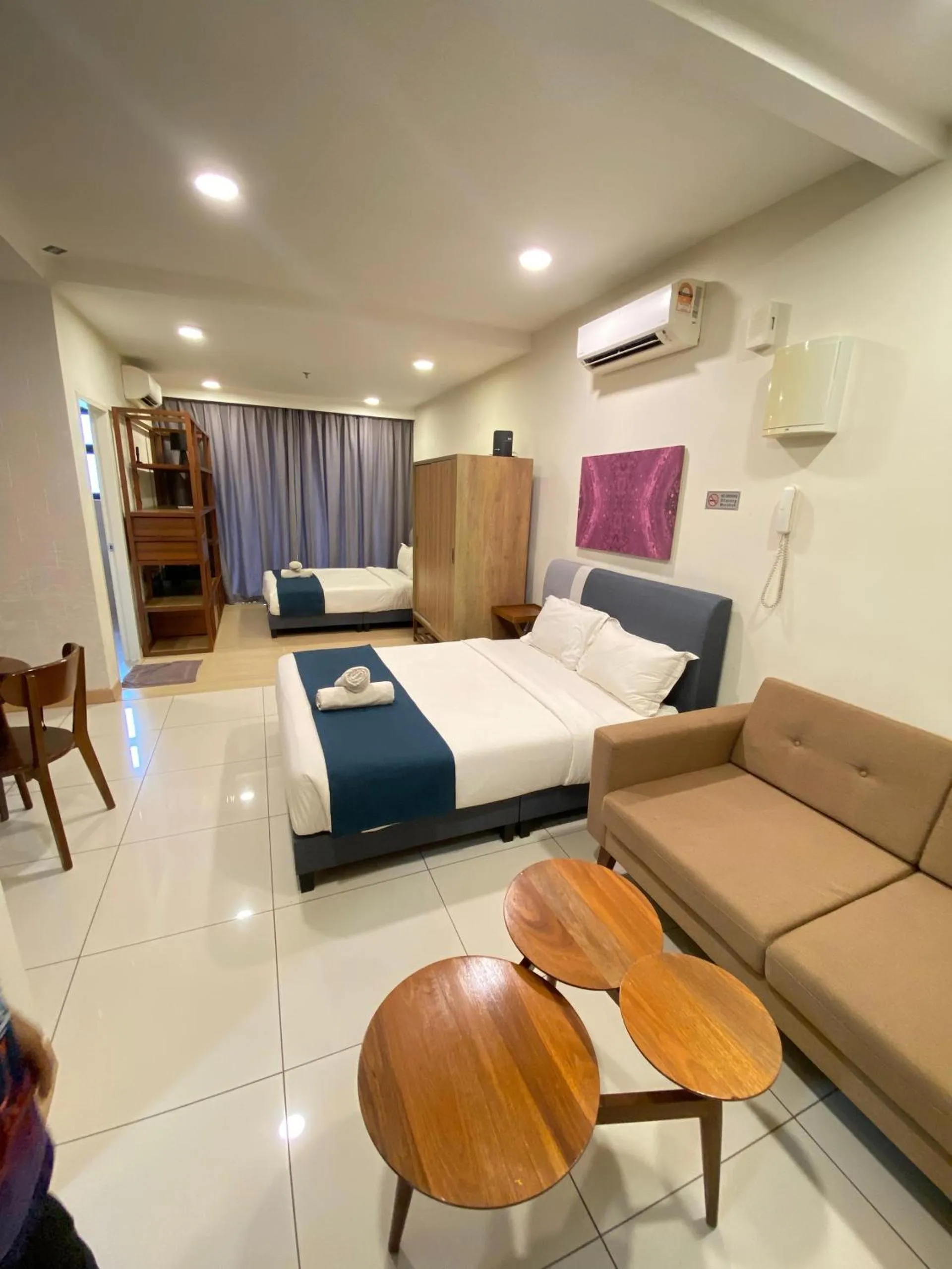 Bed in Timurbay Seafront Residence