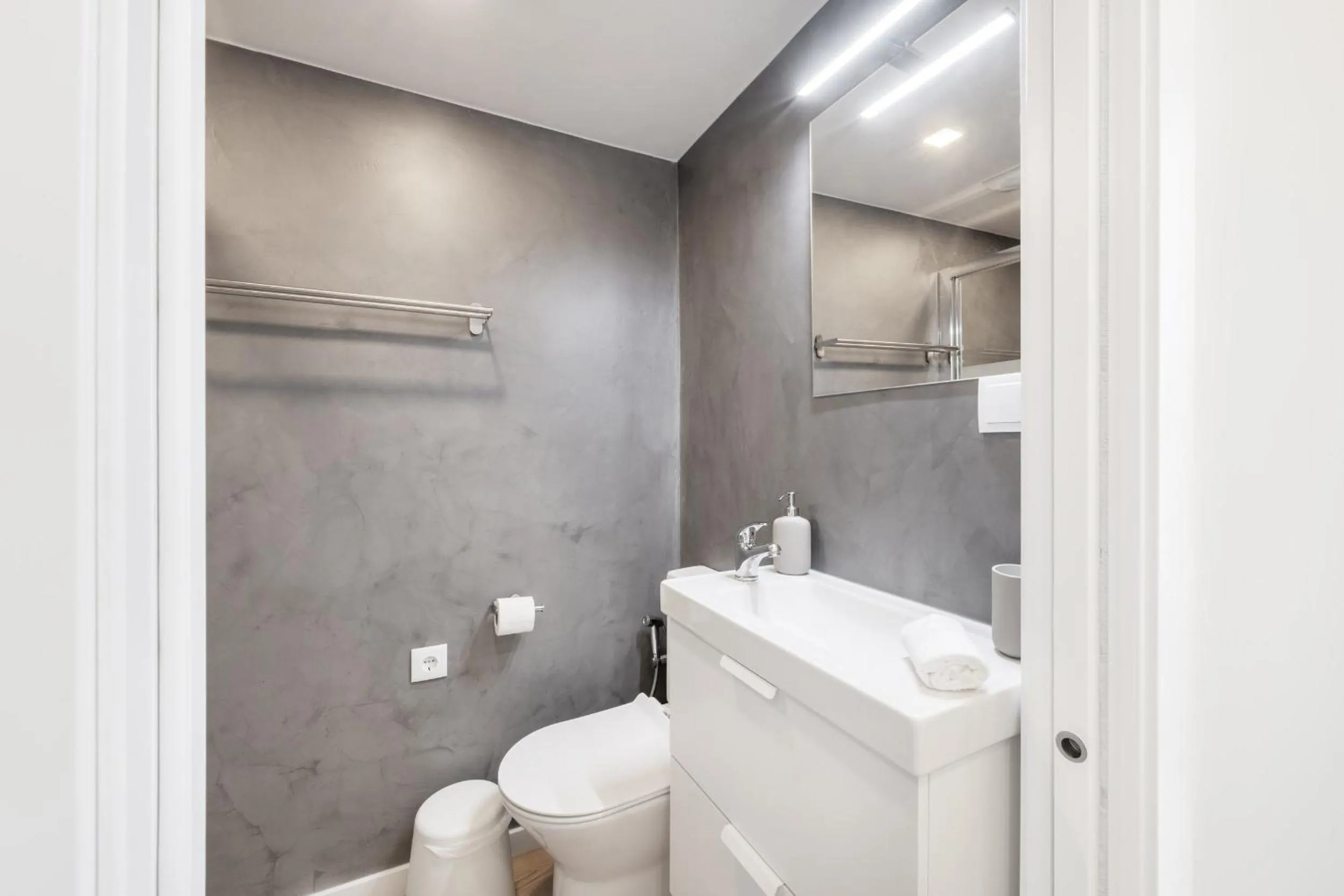 Bathroom in Ocean Apartment by Olala Homes