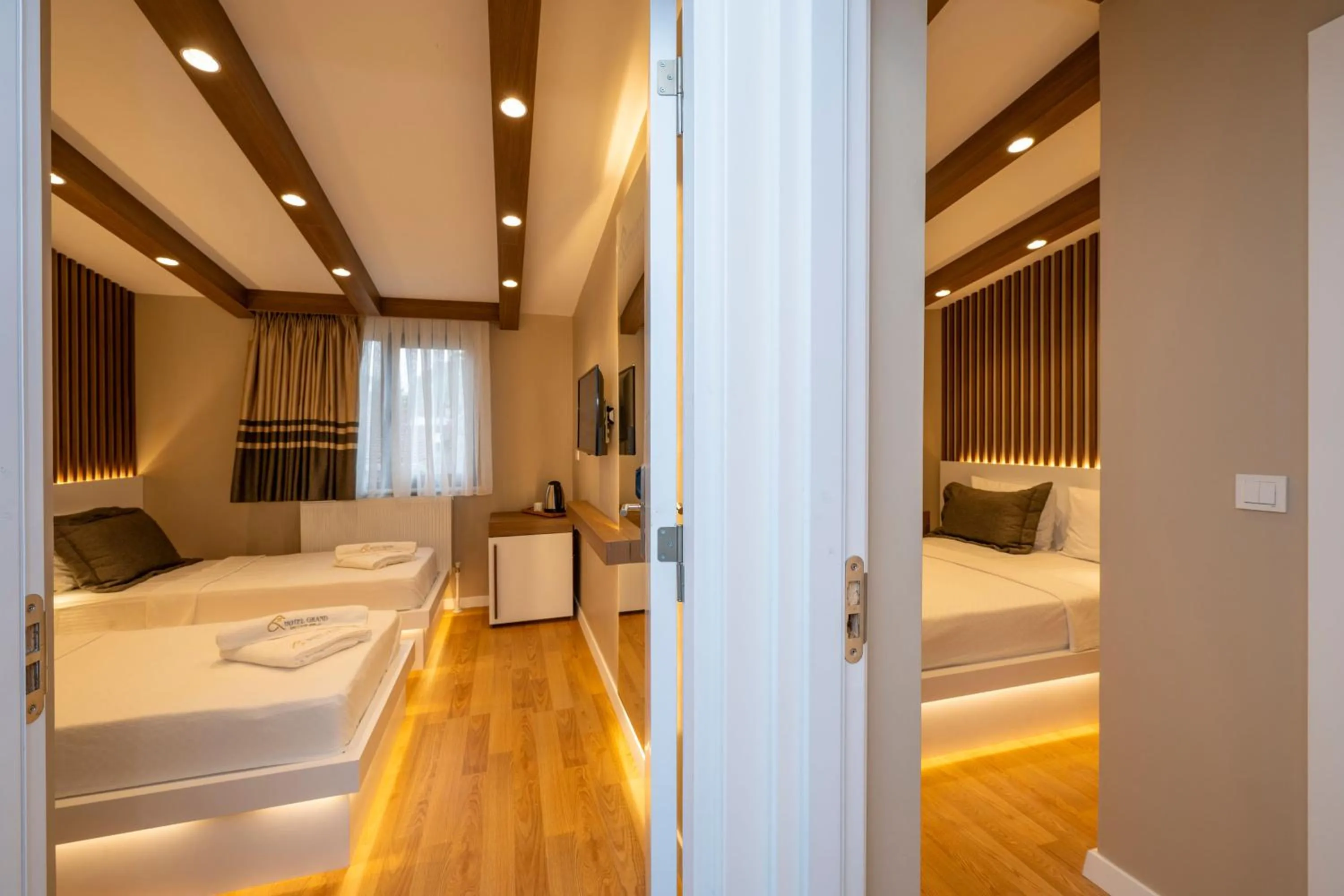 Bed in Hotel Grand İstanbul