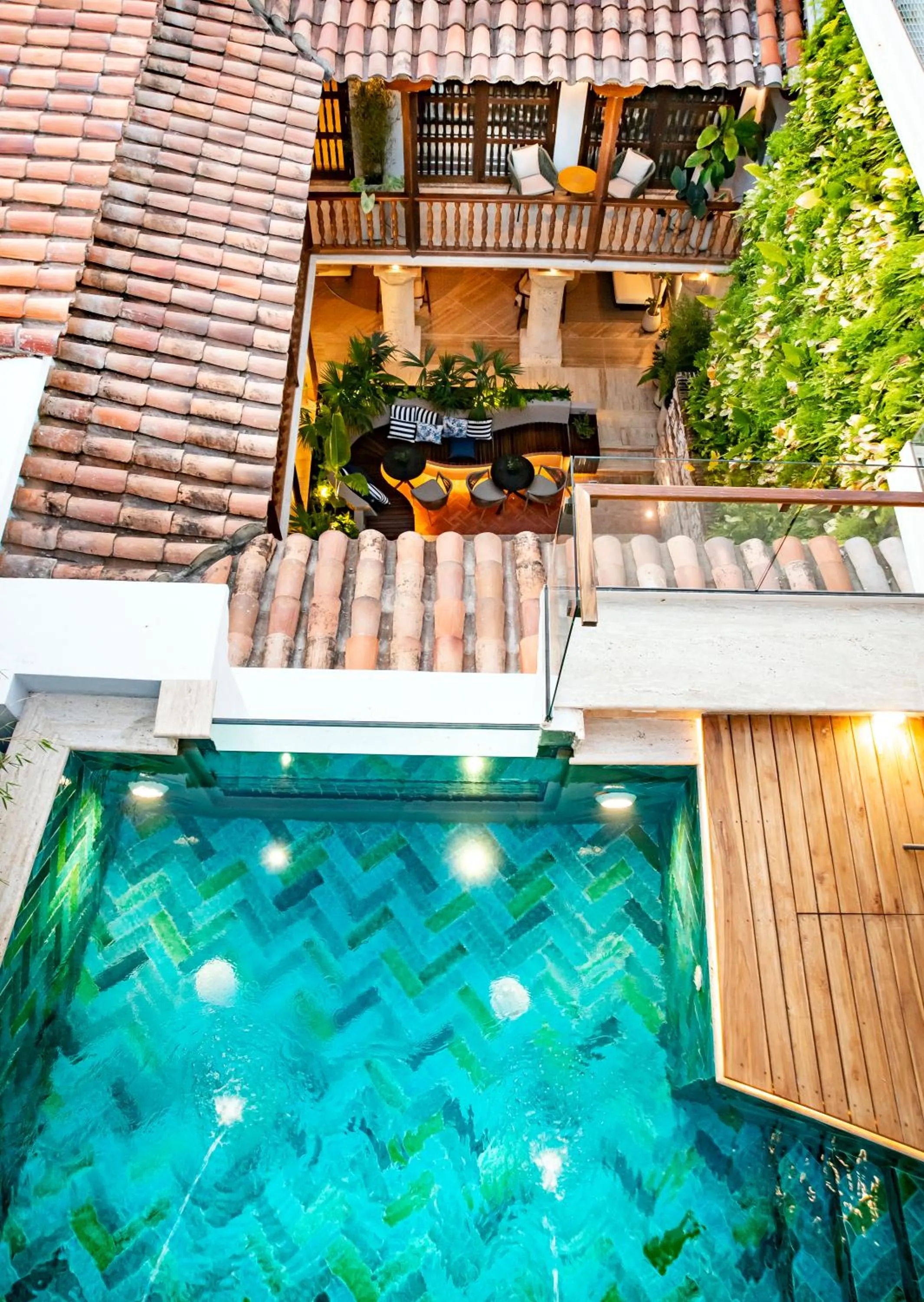 Swimming pool in Hotel Casona del Porvenir