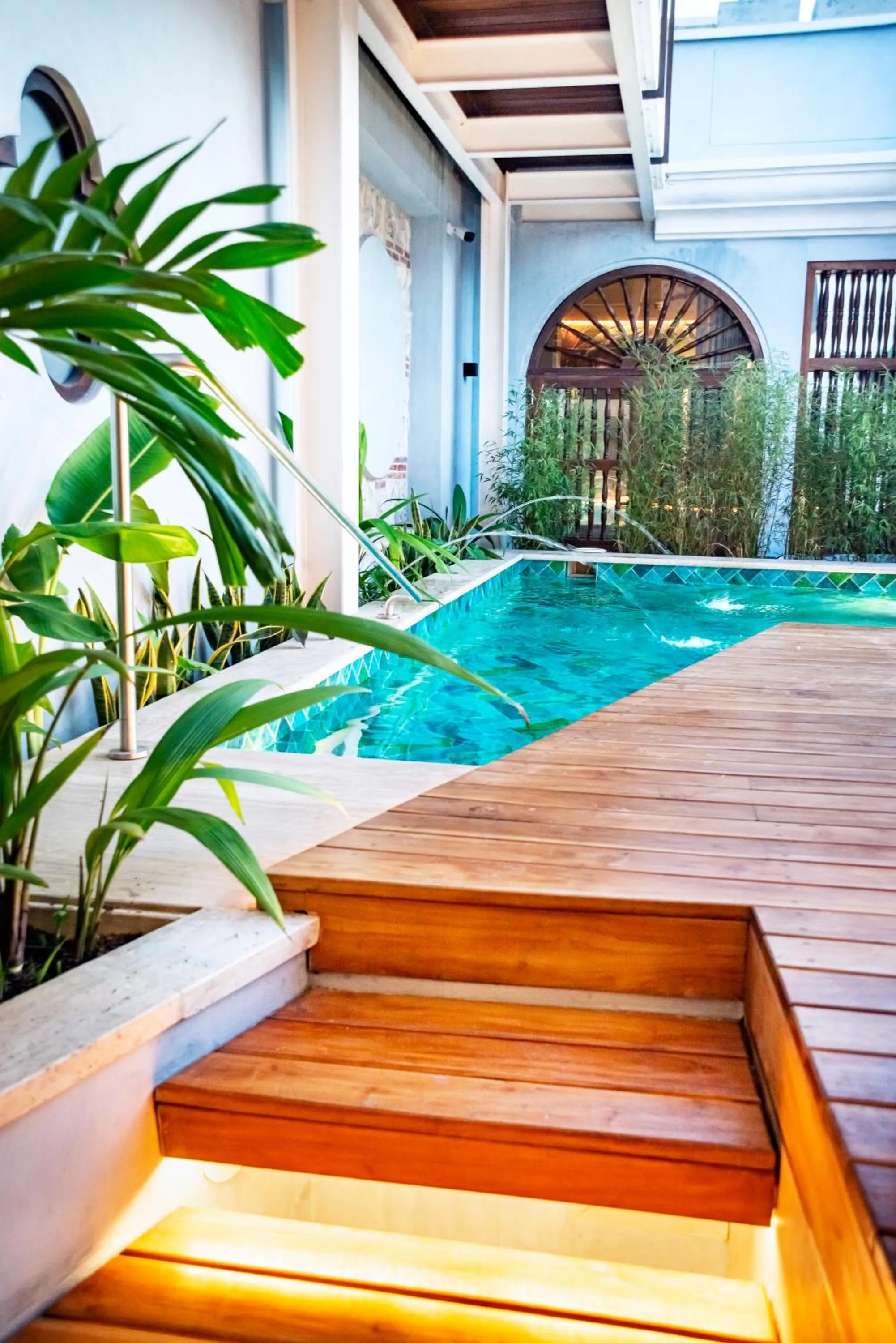 Swimming pool in Hotel Casona del Porvenir