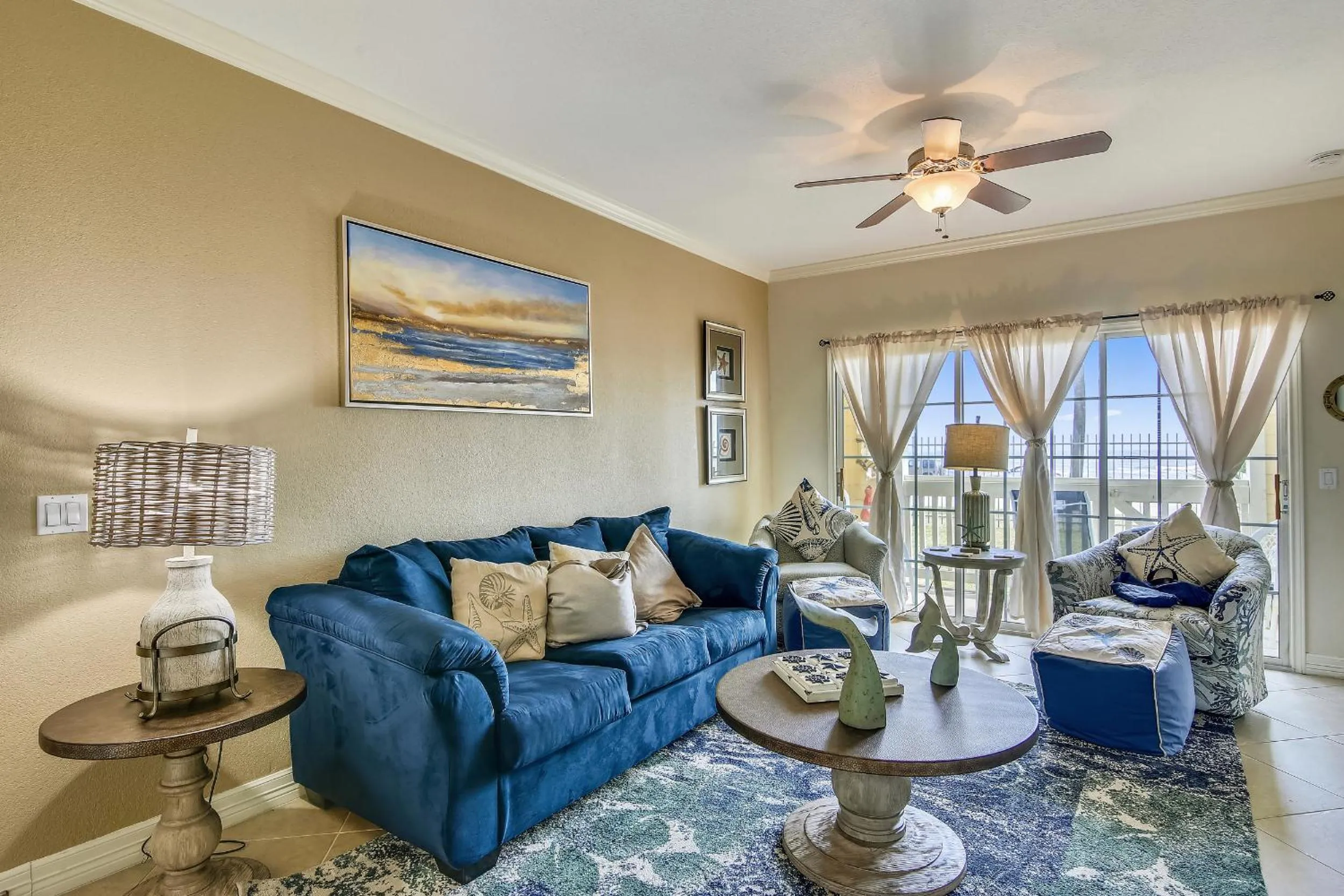 Living room in Dawn 1012-Our Beach Break