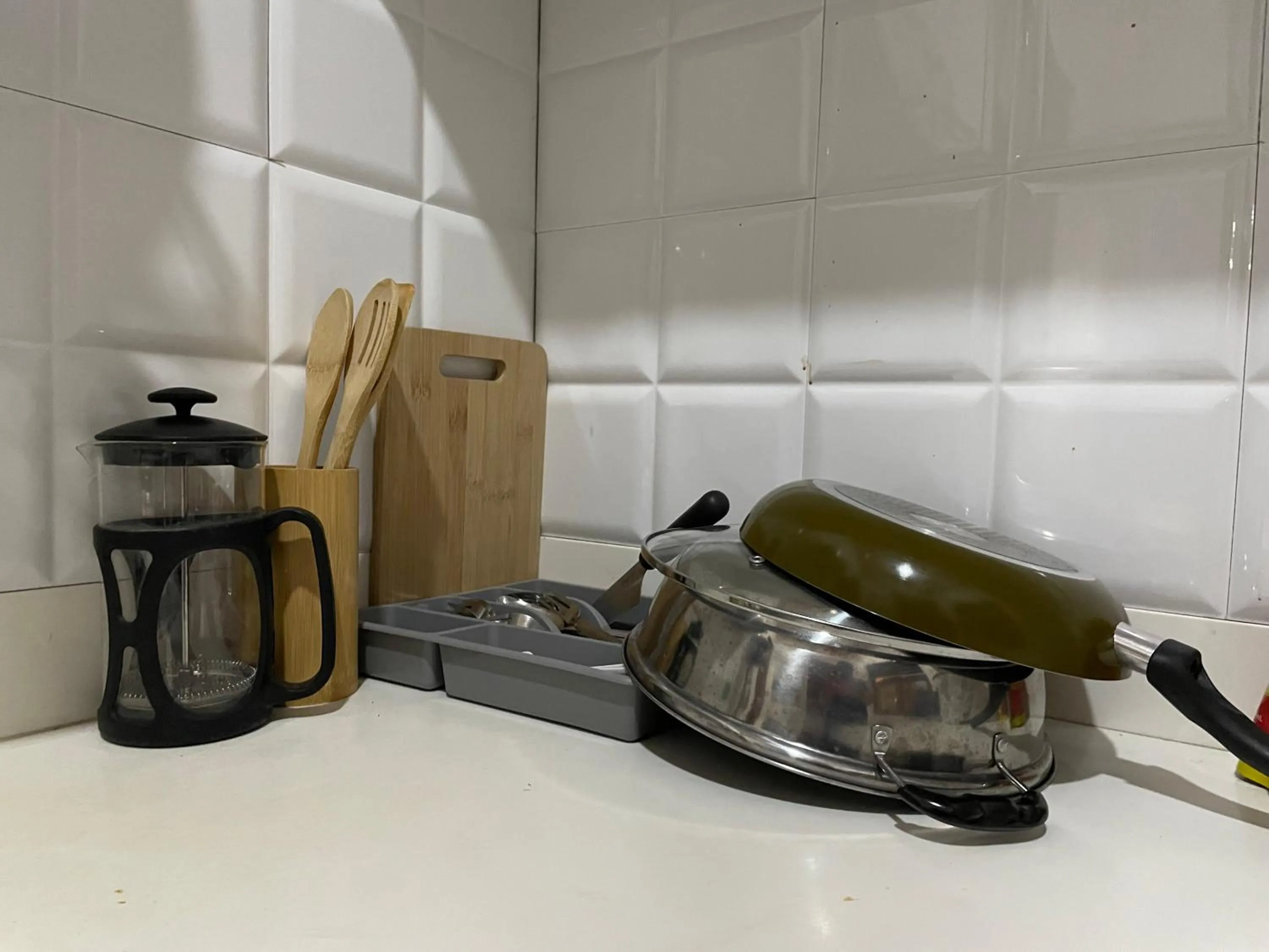 Kitchen or kitchenette in Sto Niño Residences Lucena City