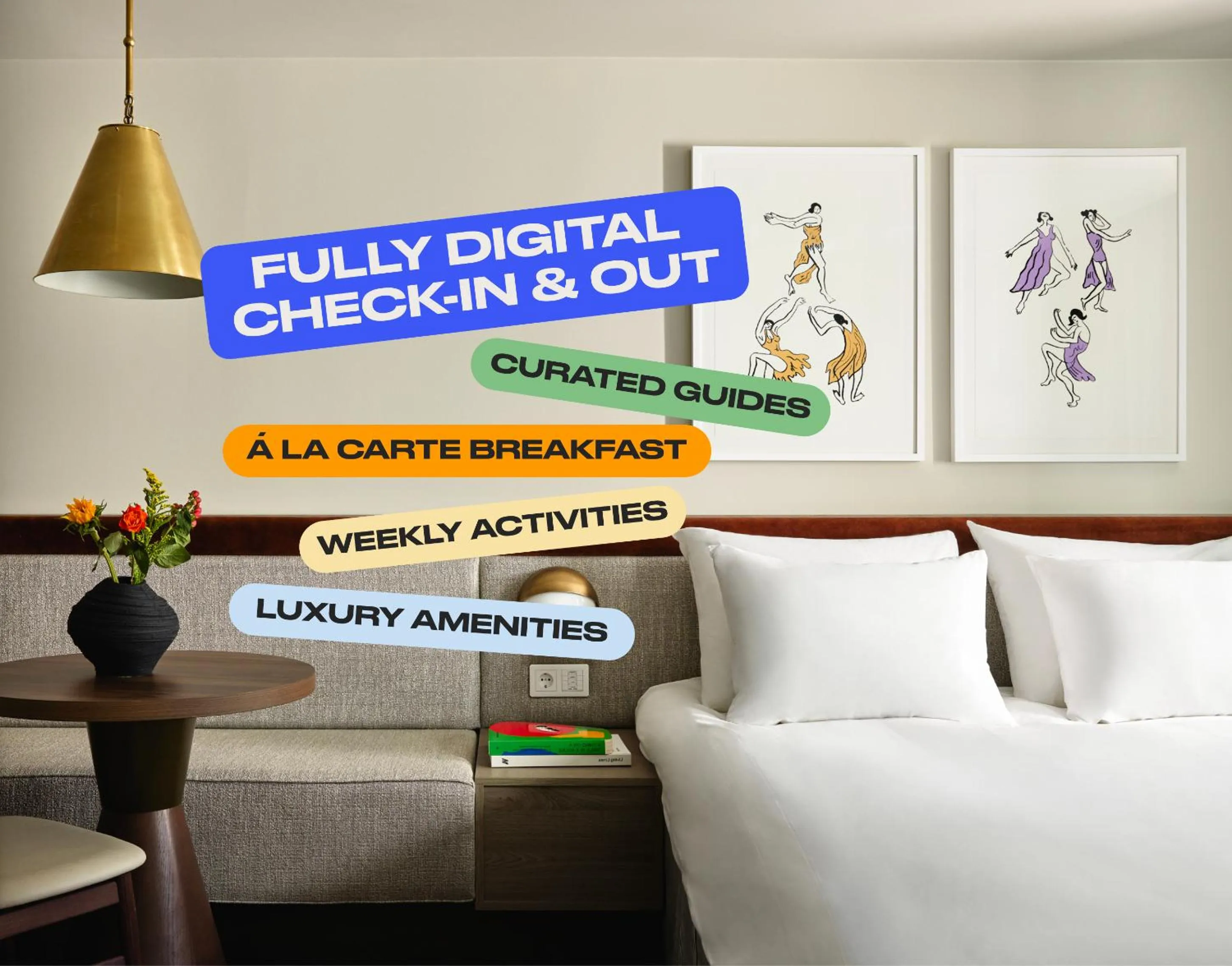 Bedroom, Bed in Att I Kvadraturen