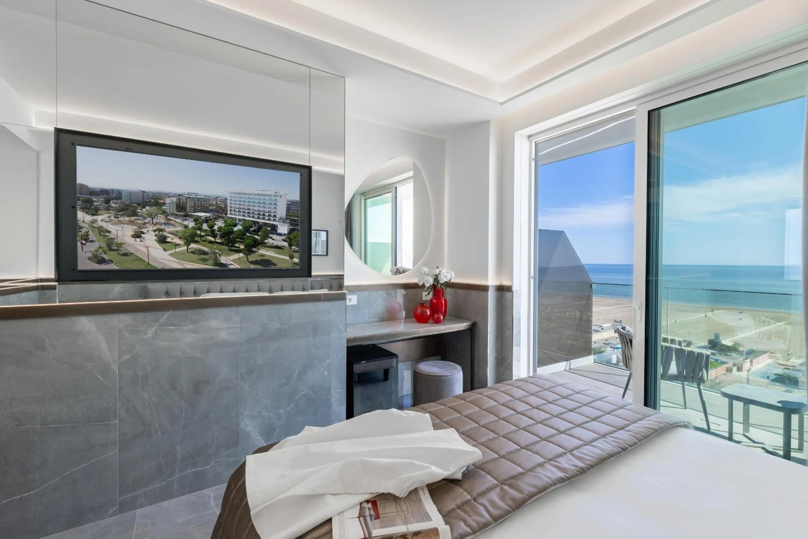 View (from property/room), Bed in Hotel Sporting