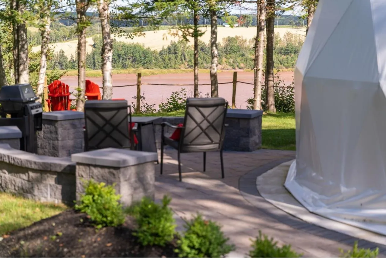 Patio in Gravity Luxury Domes