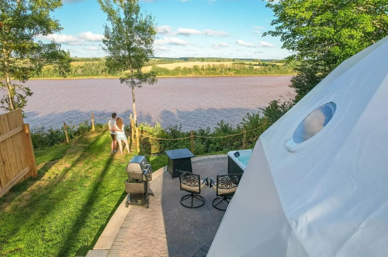 Patio in Gravity Luxury Domes