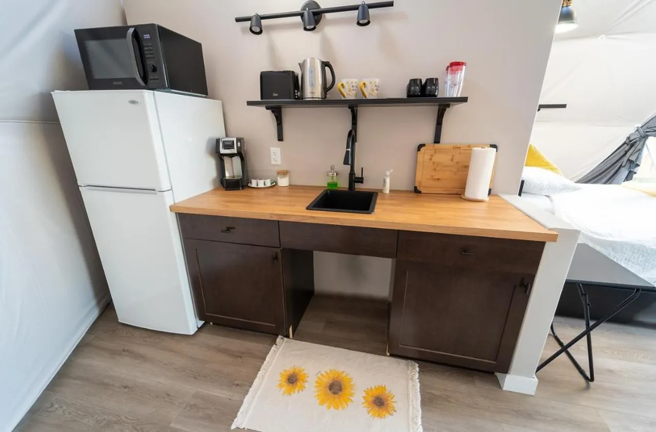 Coffee/tea facilities in Gravity Luxury Domes