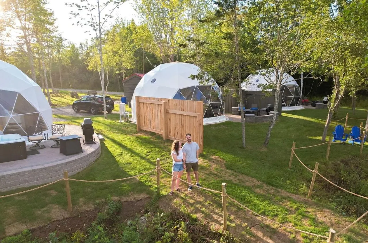 Spring in Gravity Luxury Domes