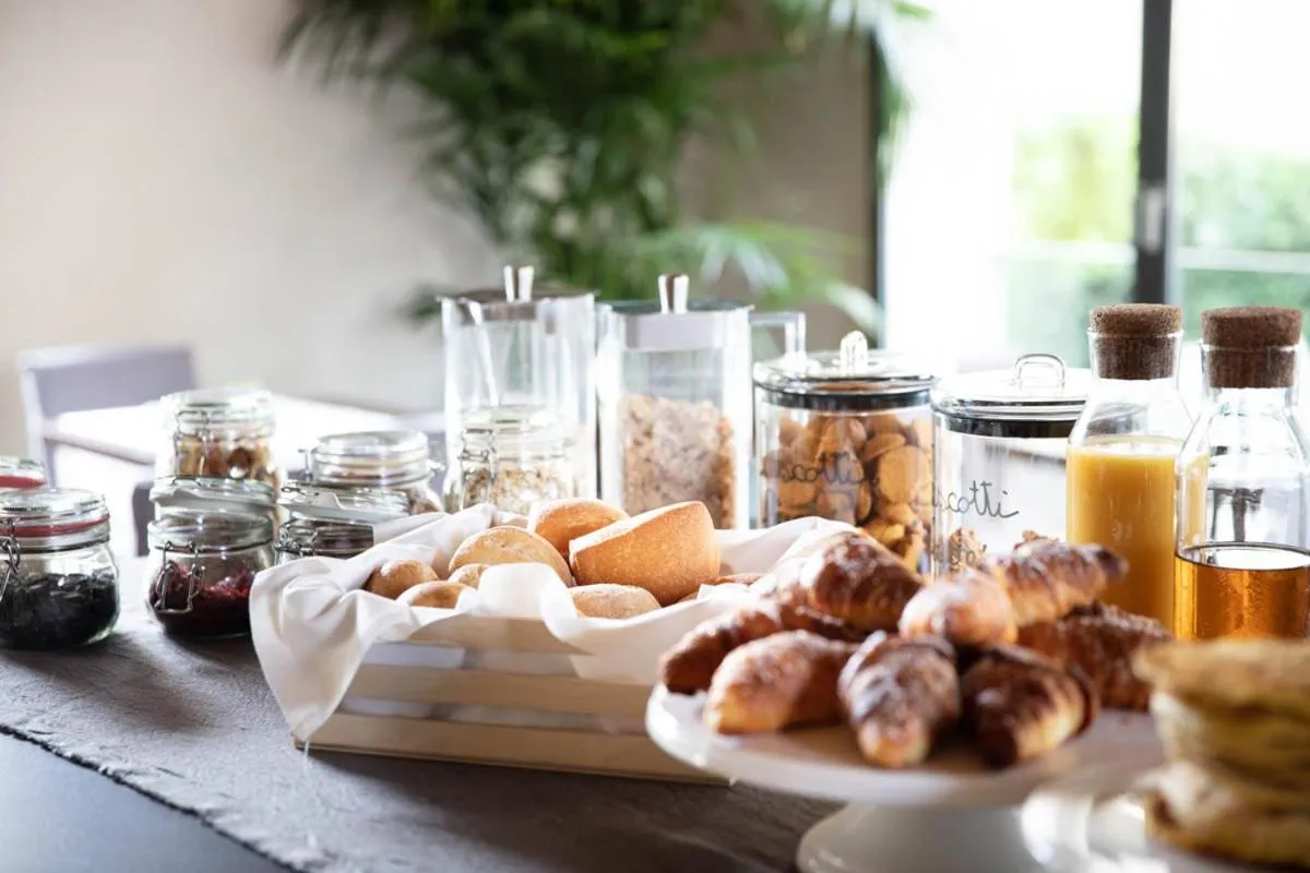 Buffet breakfast in Sweet Hotel