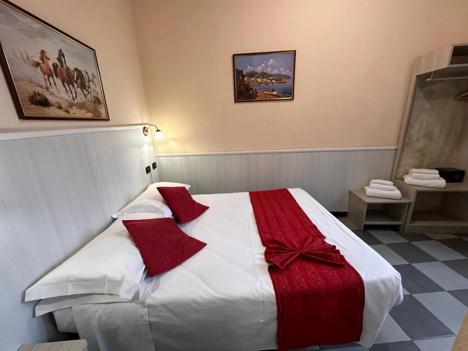 Bed in Hotel Galata