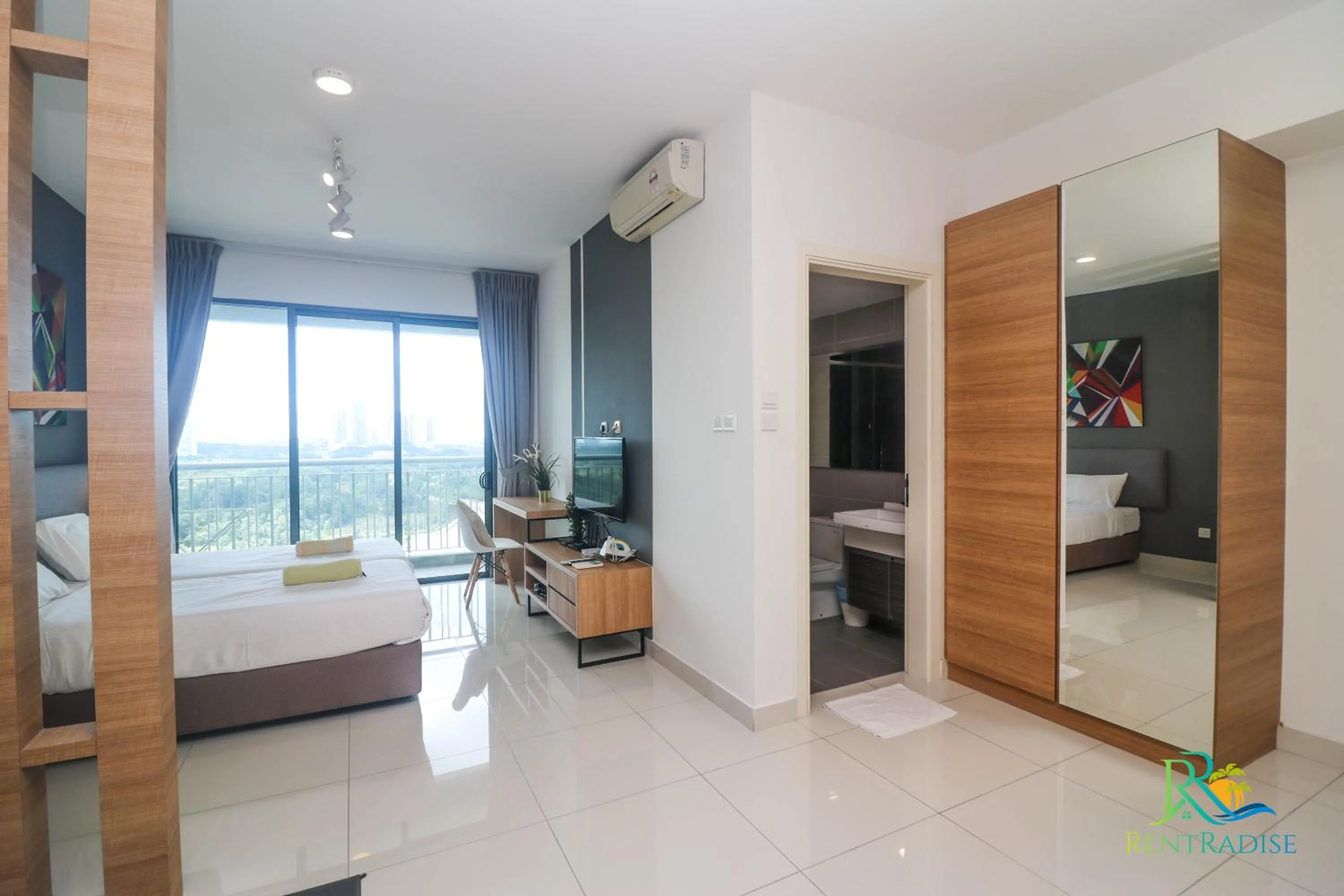 Living room, Bed in Teega Suites @ UHA