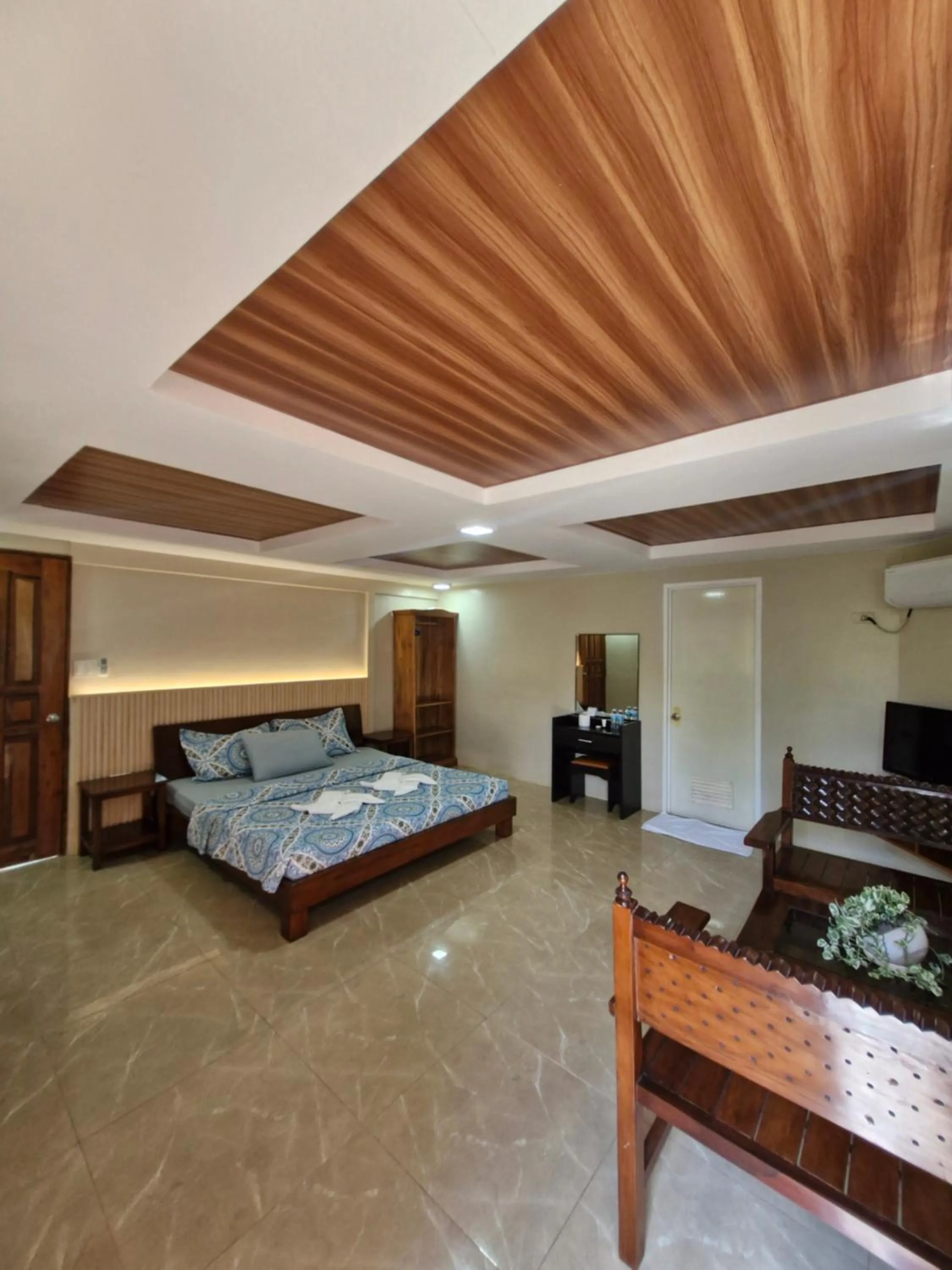 Bed in Panglao Kalikasan Resort