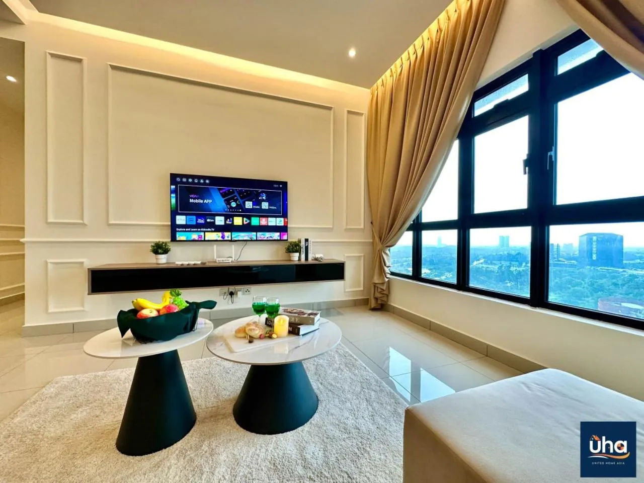 Communal lounge/ TV room in Meridin Medini Iskandar Puteri @ UHA