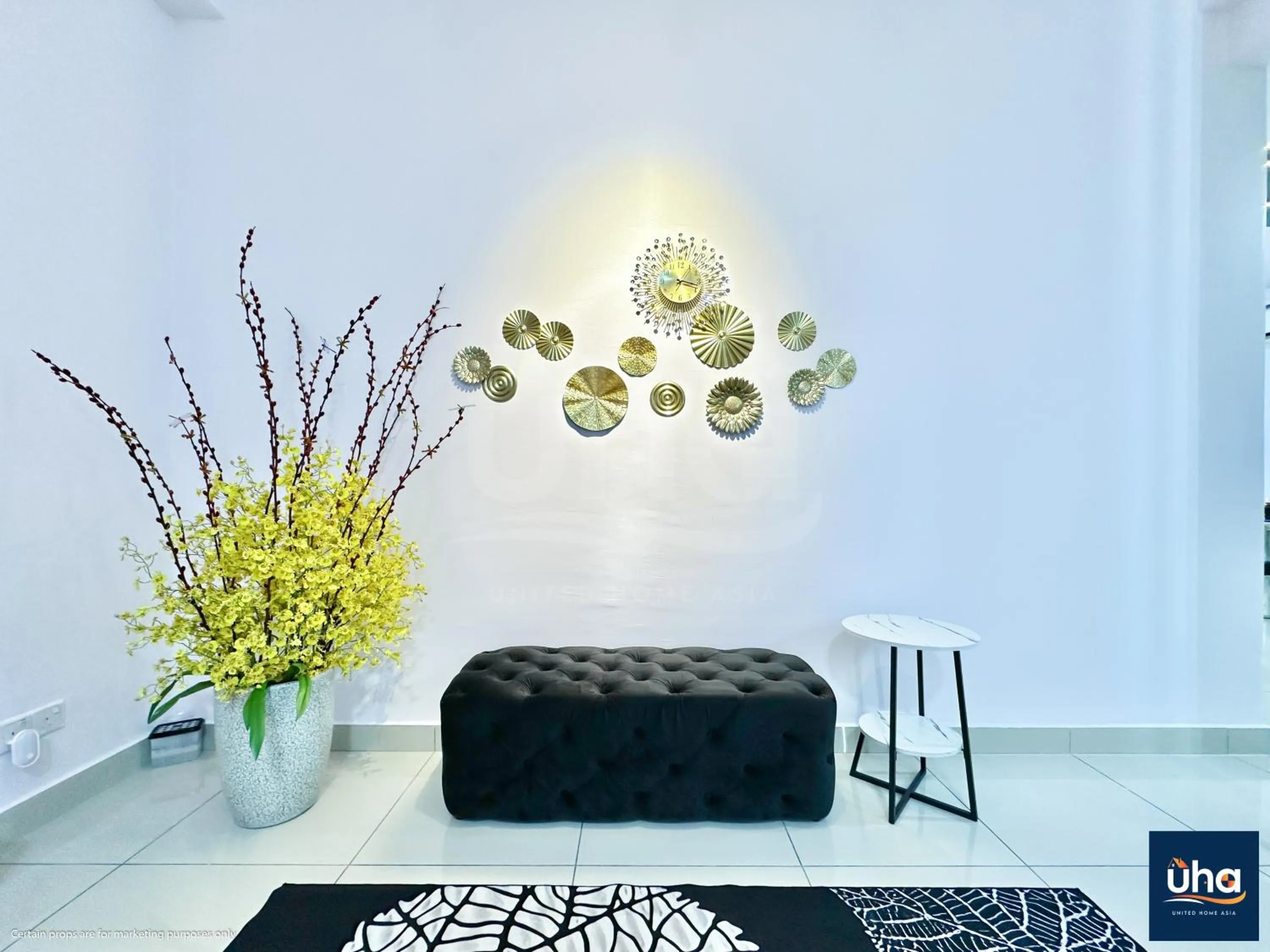 Living room in Meridin Medini Iskandar Puteri @ UHA