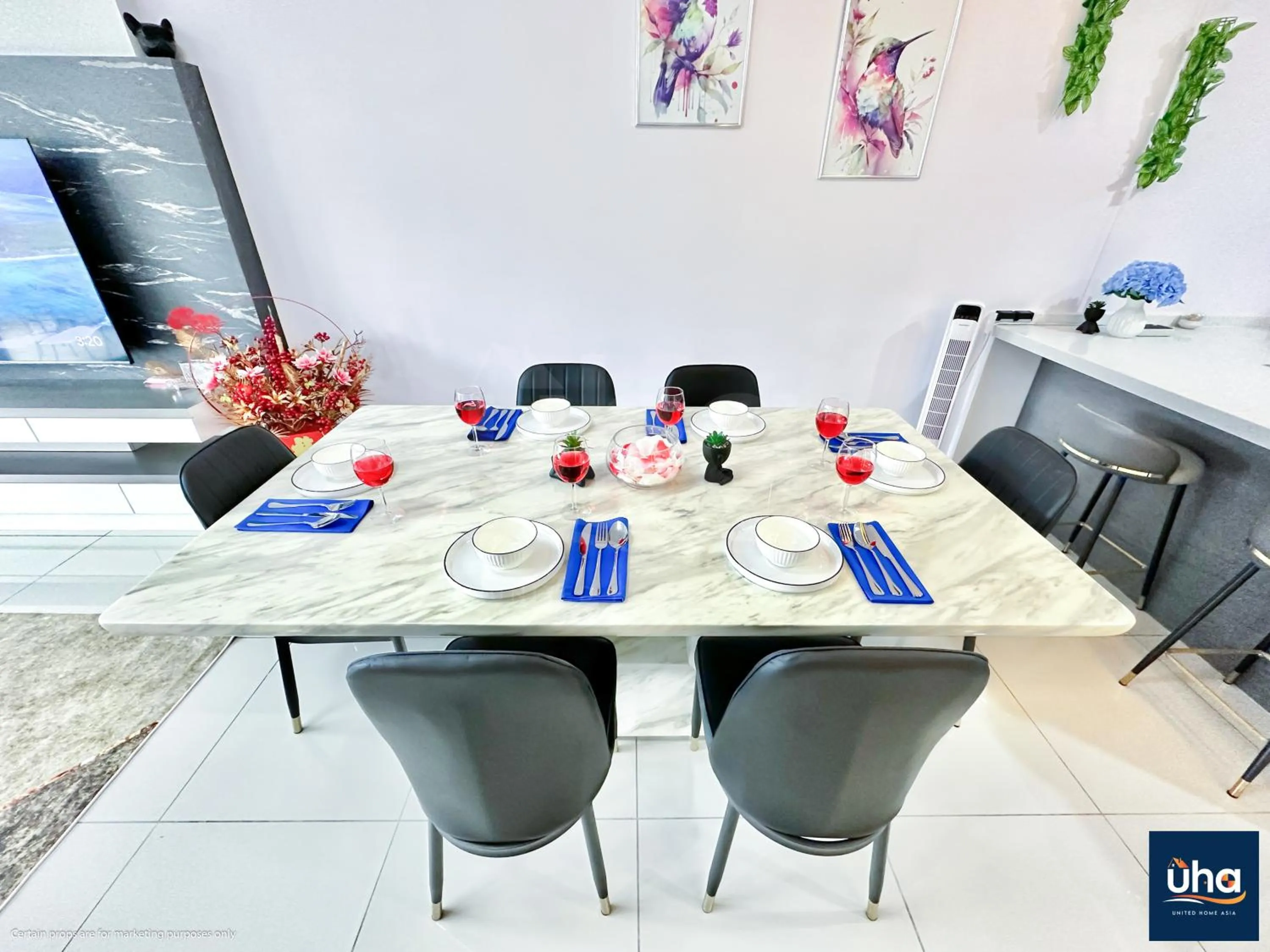 Dining area in Meridin Medini Iskandar Puteri @ UHA