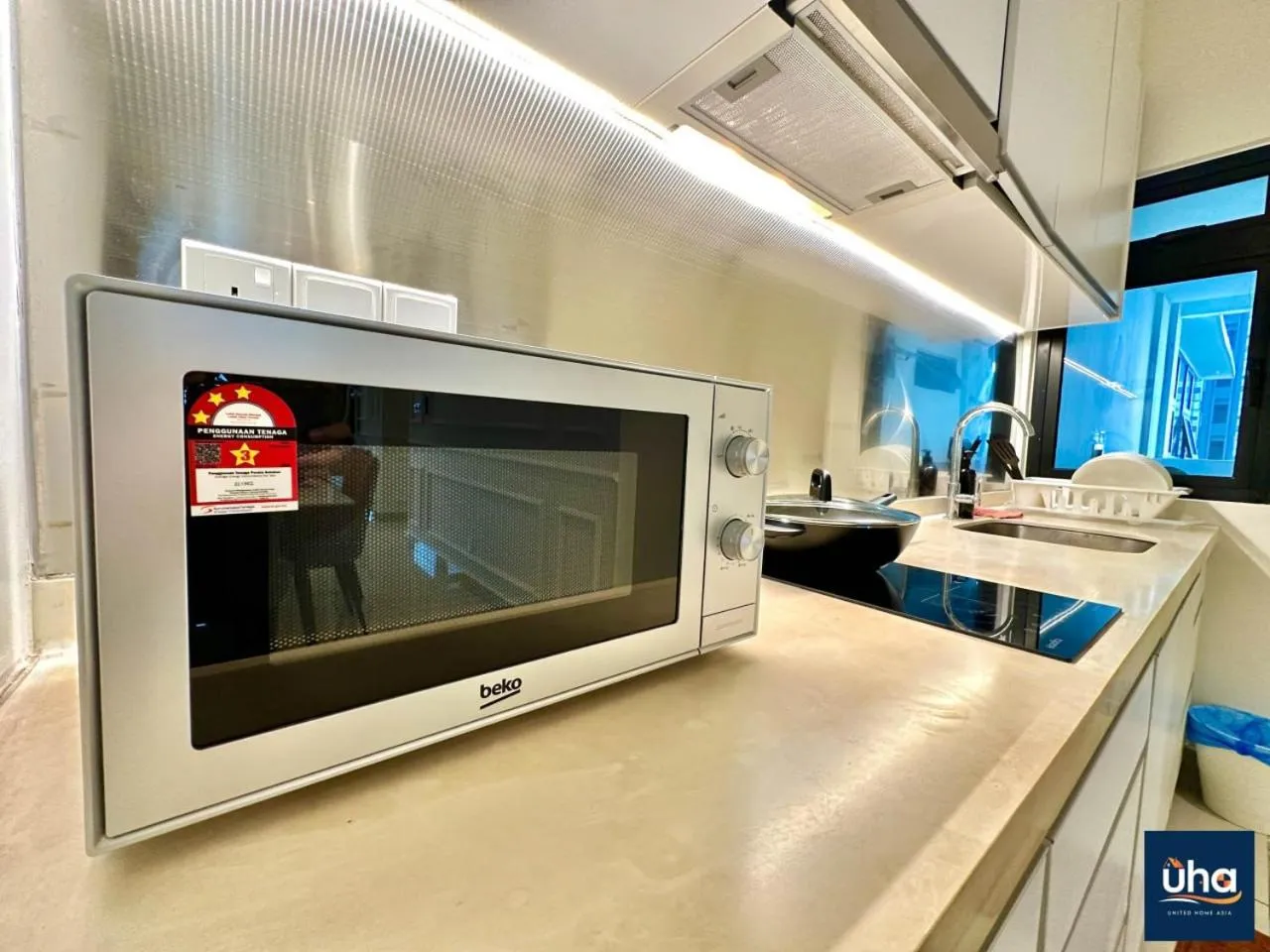 Kitchen or kitchenette in Meridin Medini Iskandar Puteri @ UHA