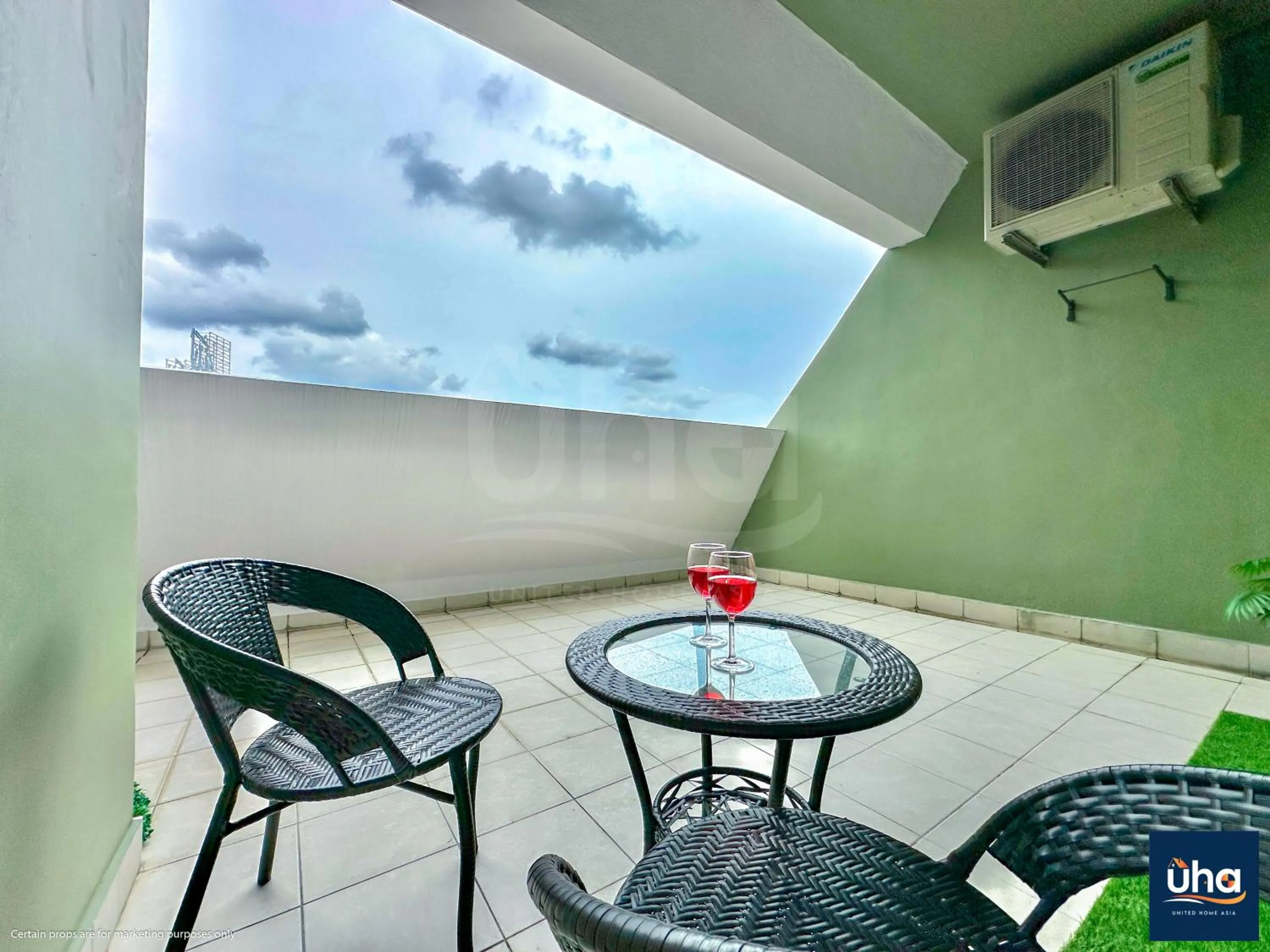 Balcony/Terrace in Meridin Medini Iskandar Puteri @ UHA