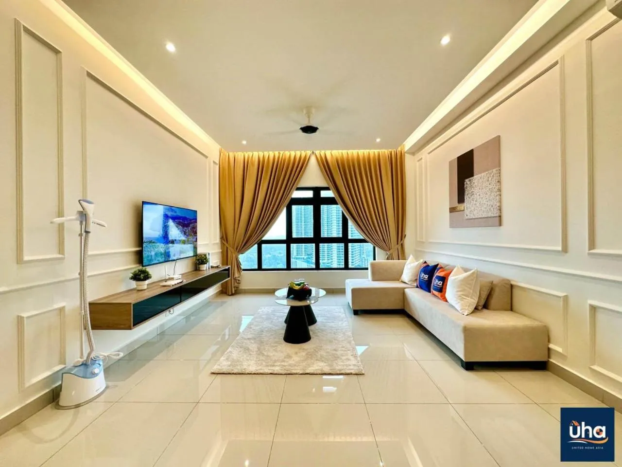 Communal lounge/ TV room in Meridin Medini Iskandar Puteri @ UHA