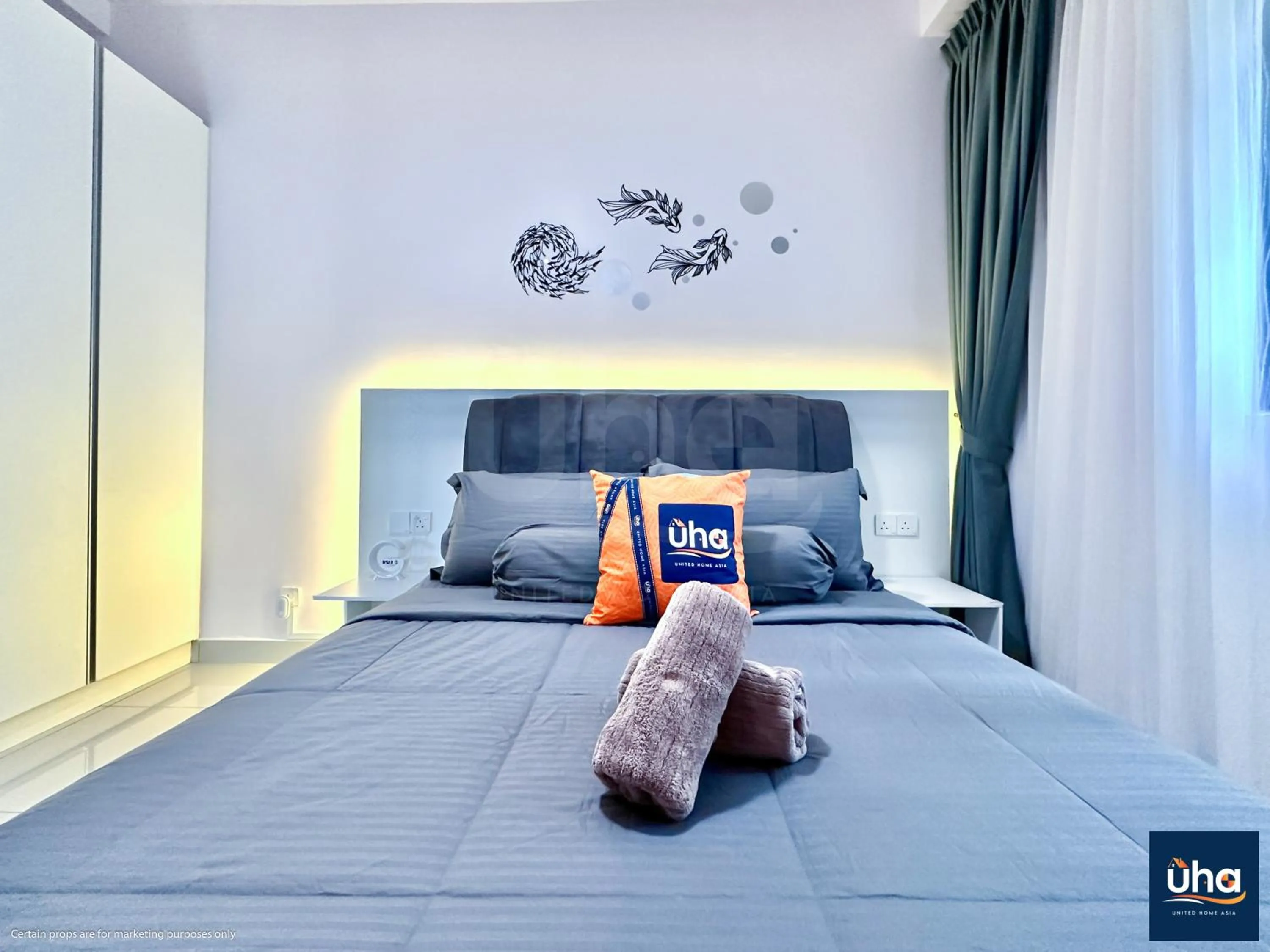 Bed in Meridin Medini Iskandar Puteri @ UHA