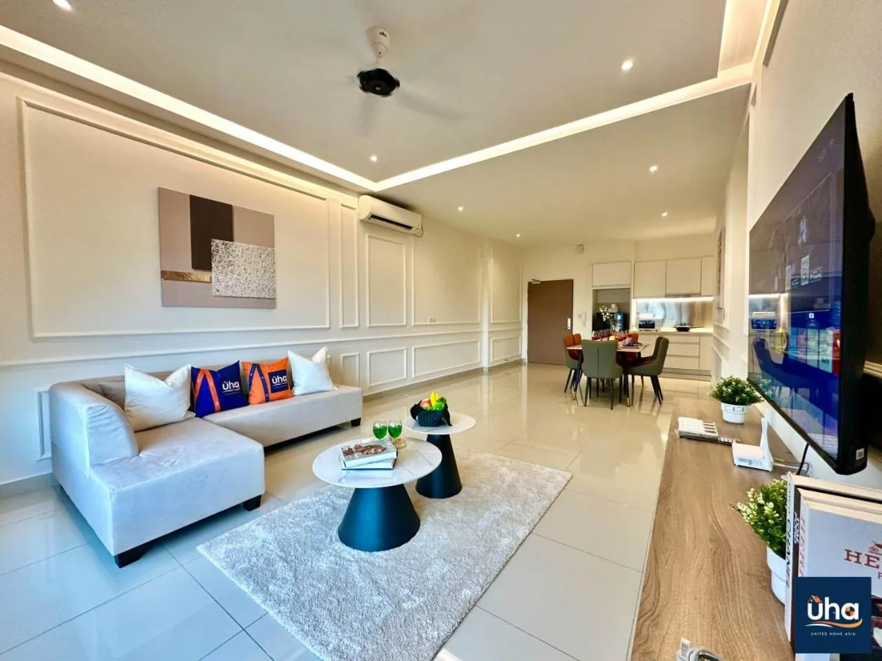 Communal lounge/ TV room in Meridin Medini Iskandar Puteri @ UHA