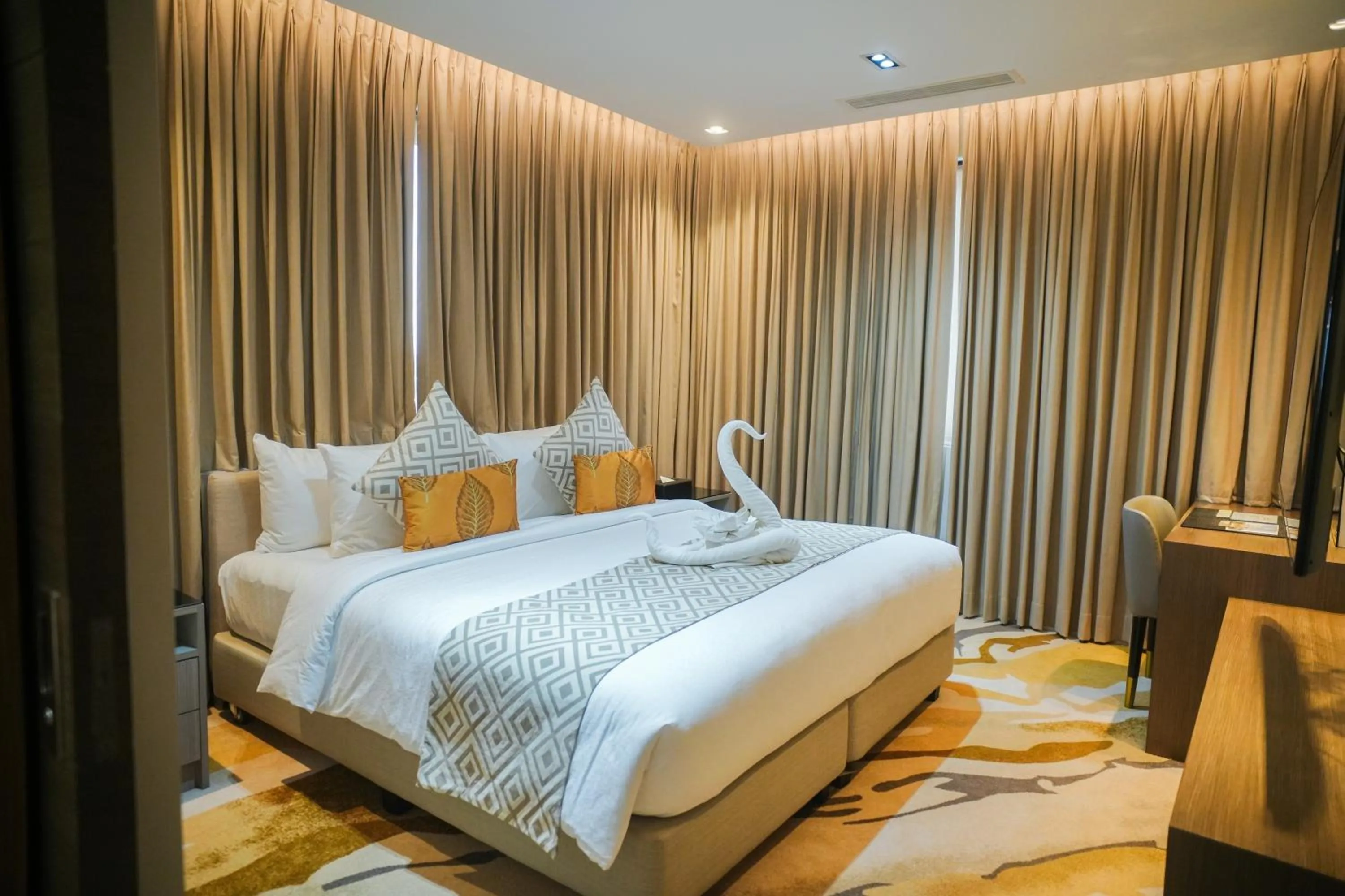 Bedroom, Bed in The Hotel Andrea