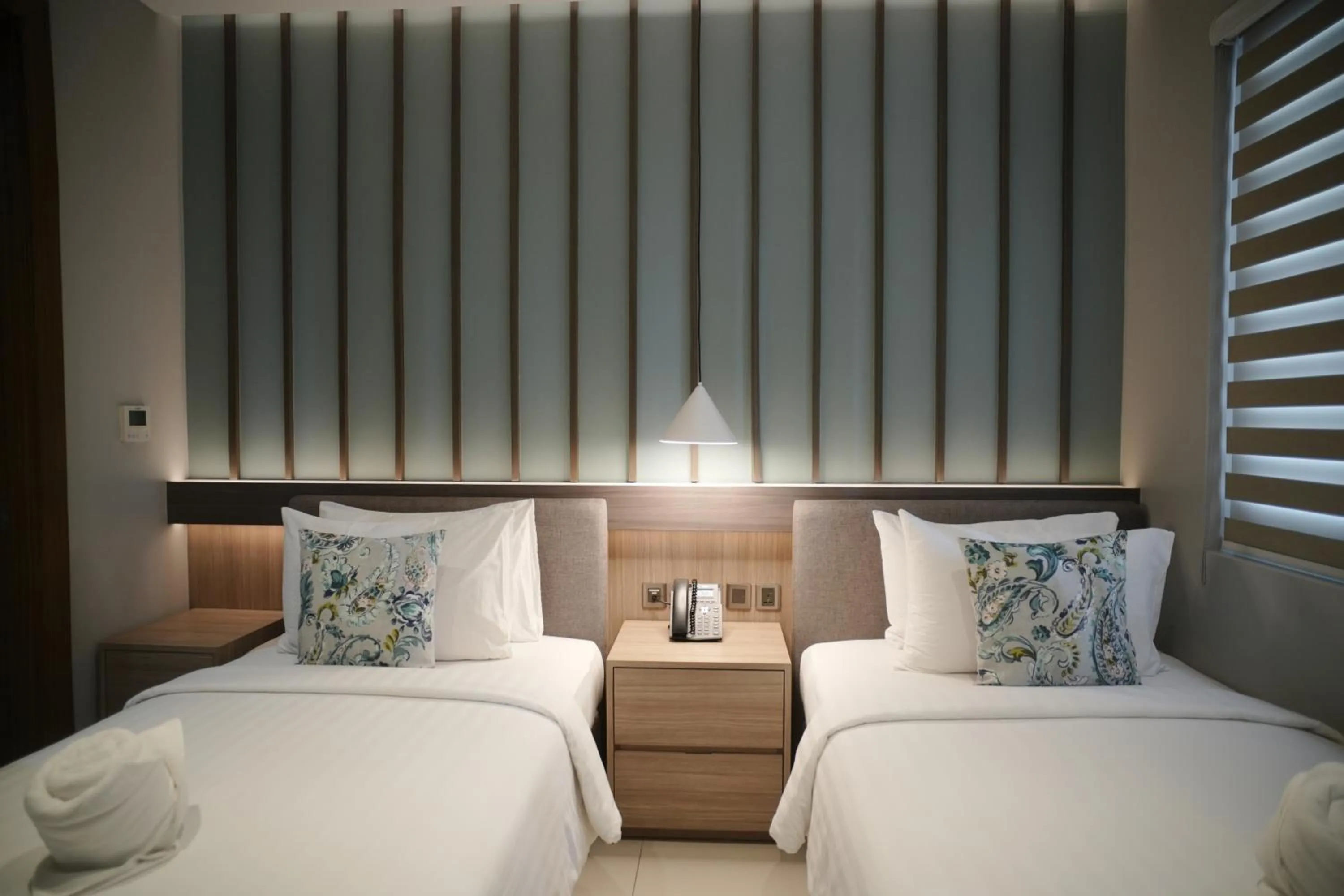 View (from property/room), Bed in The Hotel Andrea