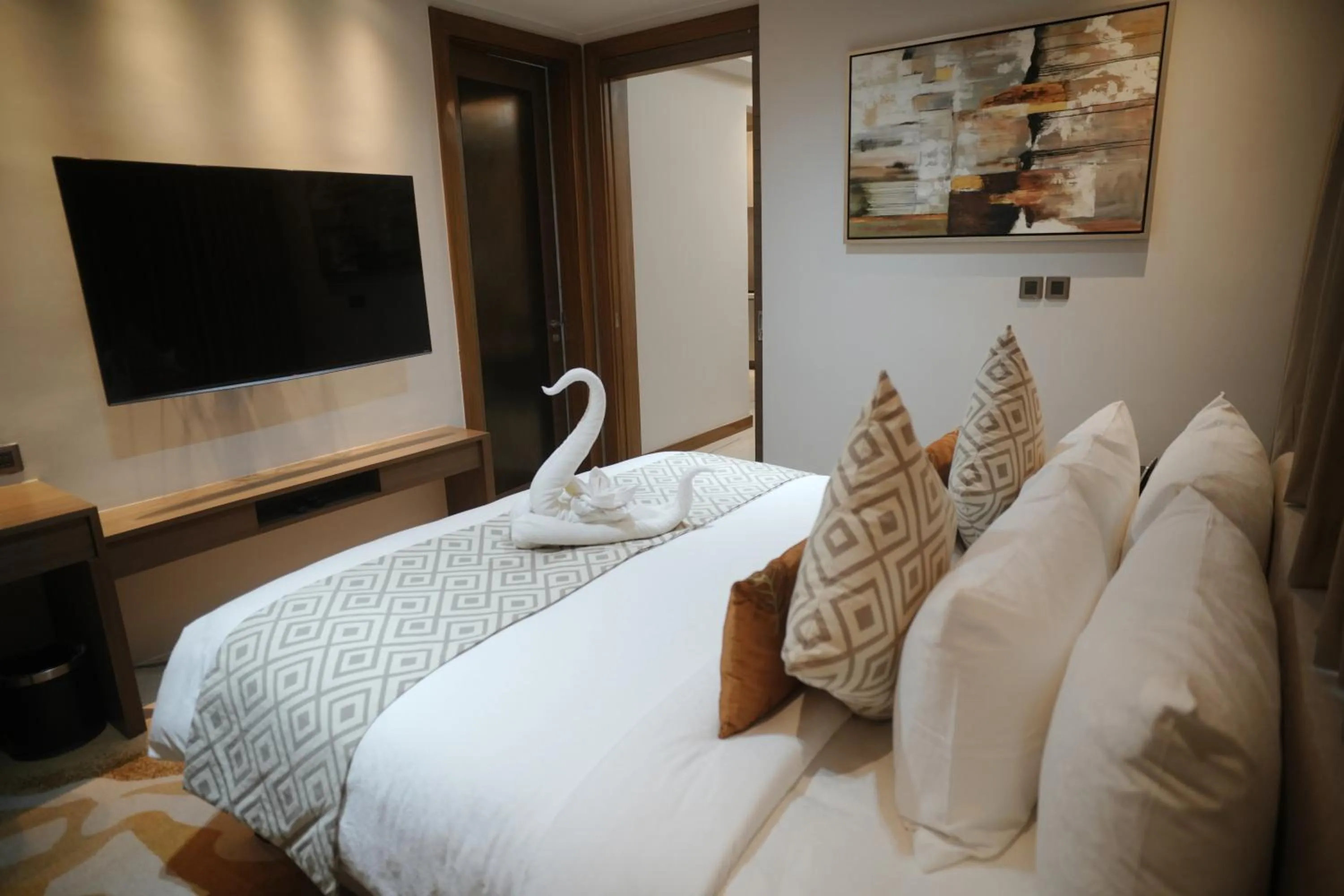 Bedroom, Bed in The Hotel Andrea