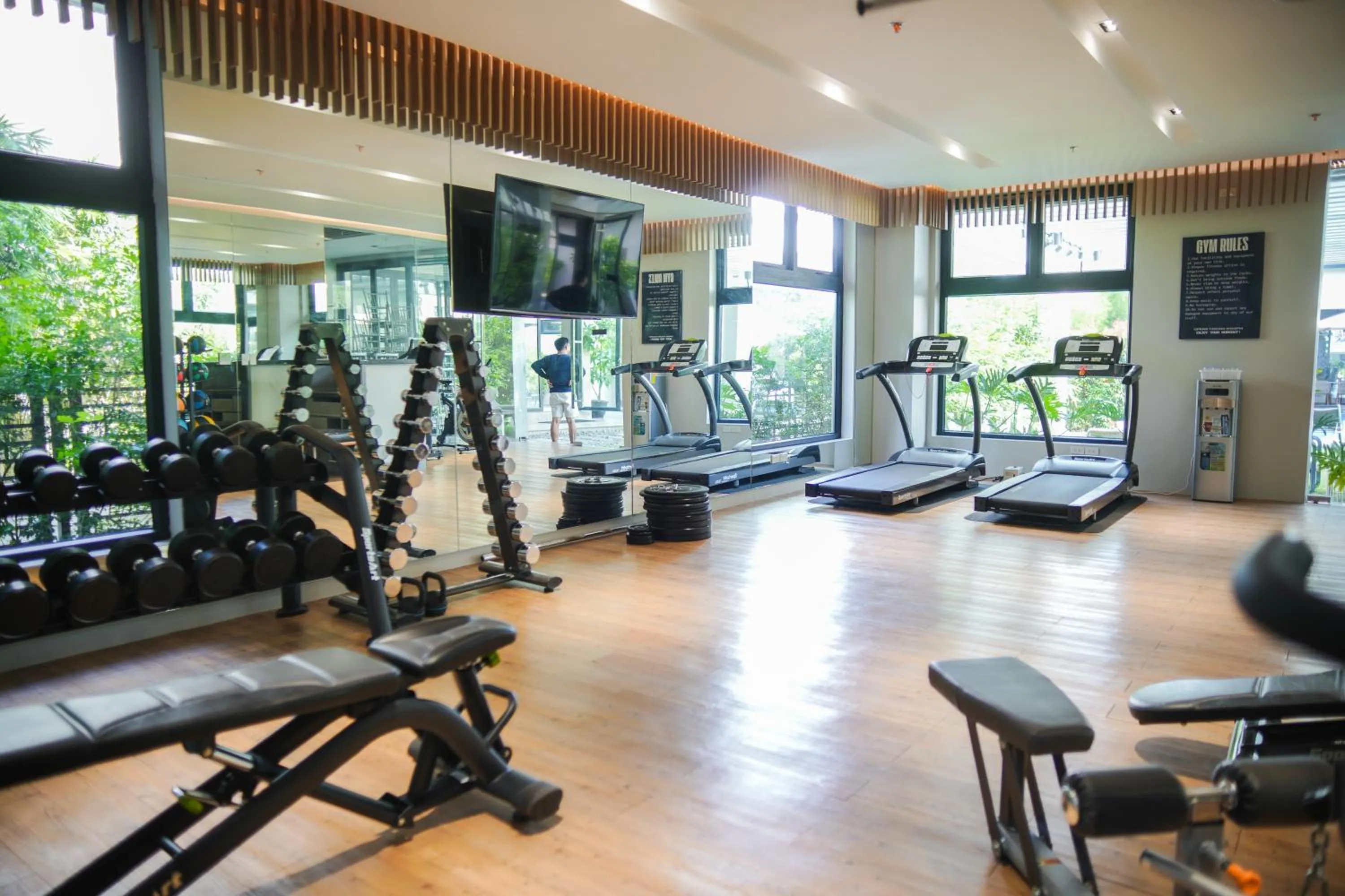 Fitness centre/facilities in The Hotel Andrea