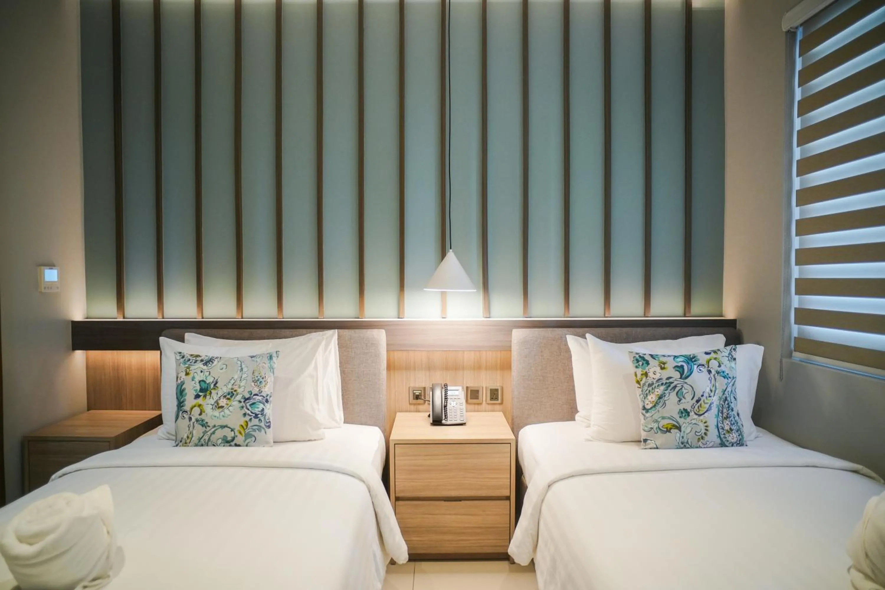 Bed in The Hotel Andrea