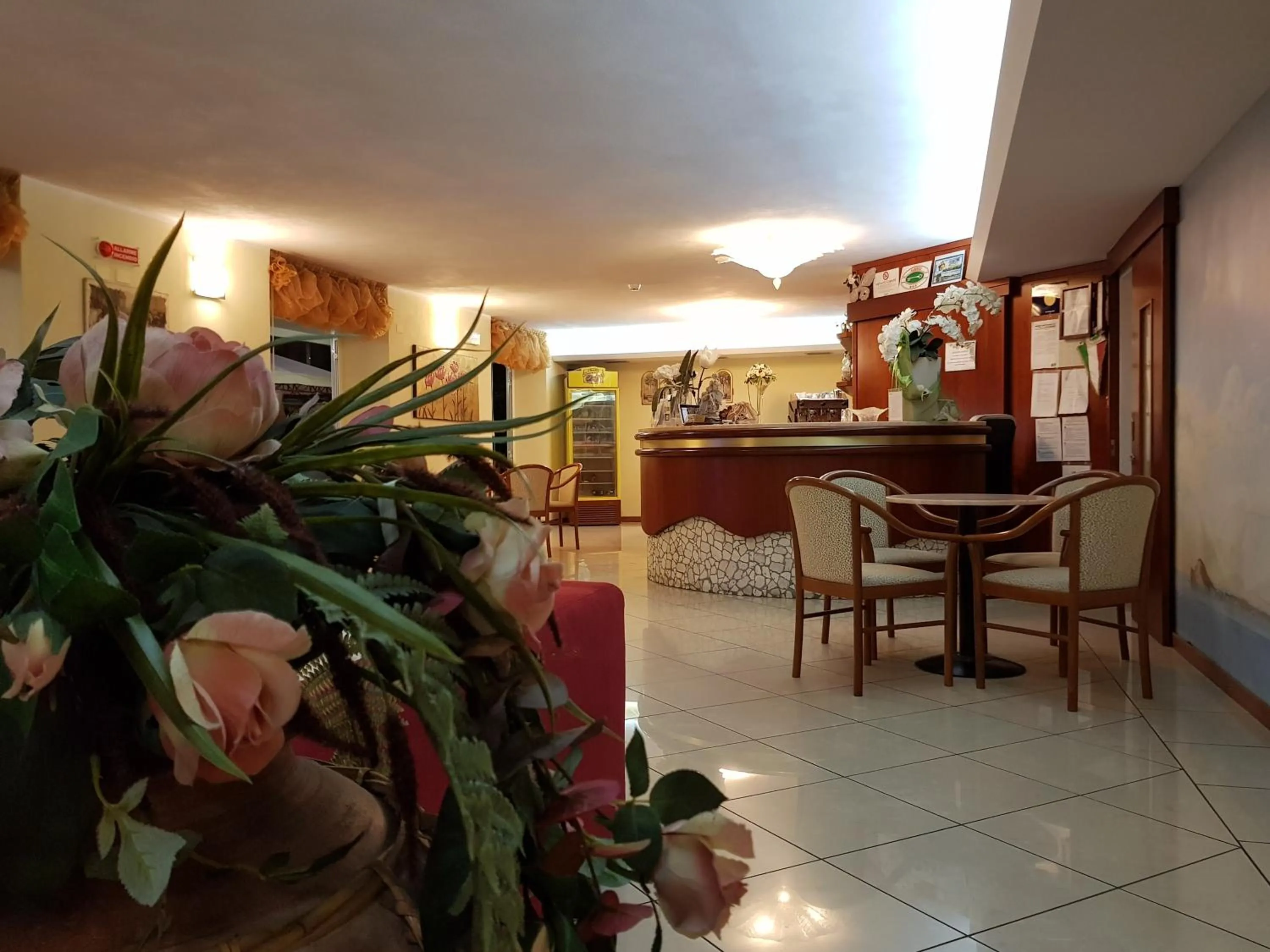Lobby or reception in Hotel Beppe