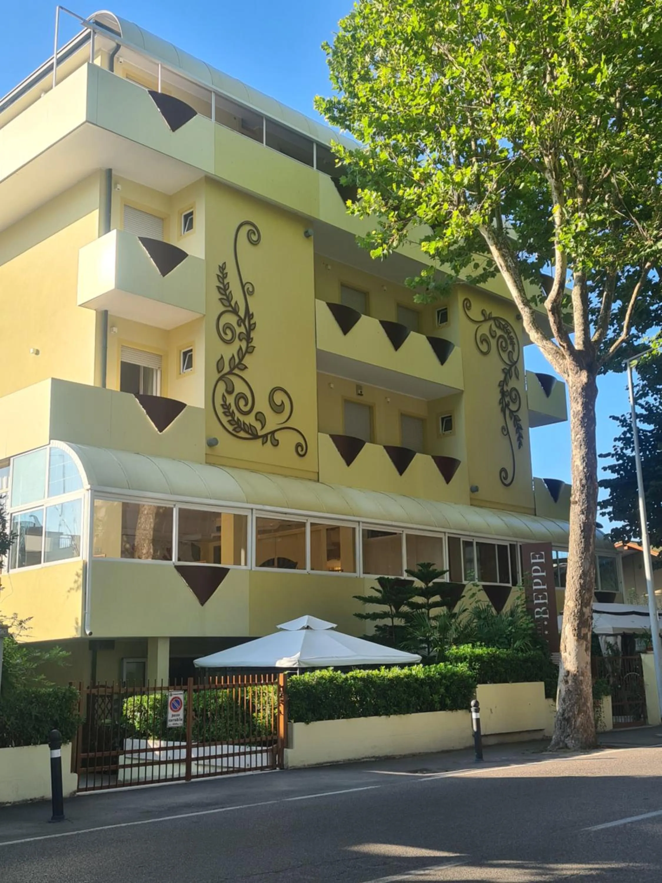 Property building in Hotel Beppe