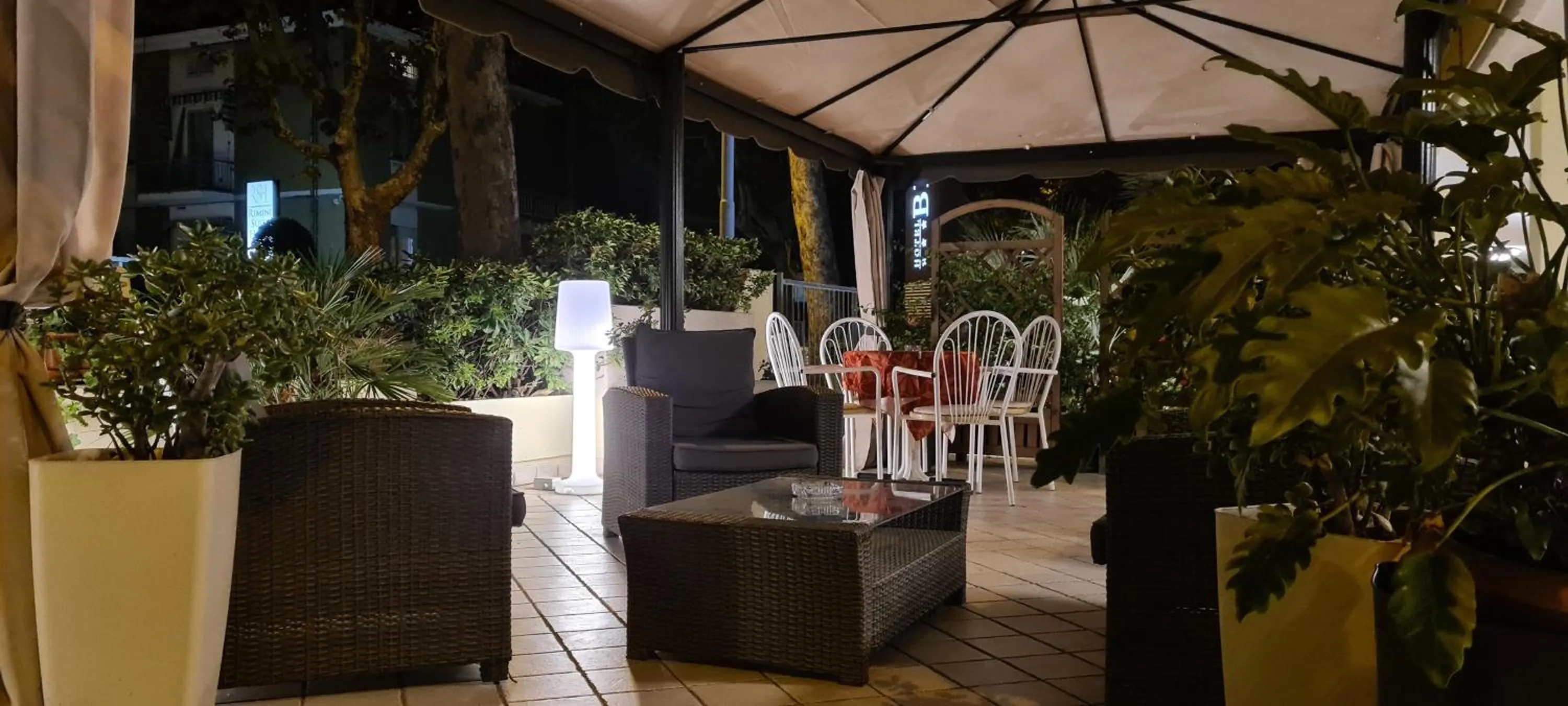 Patio in Hotel Beppe