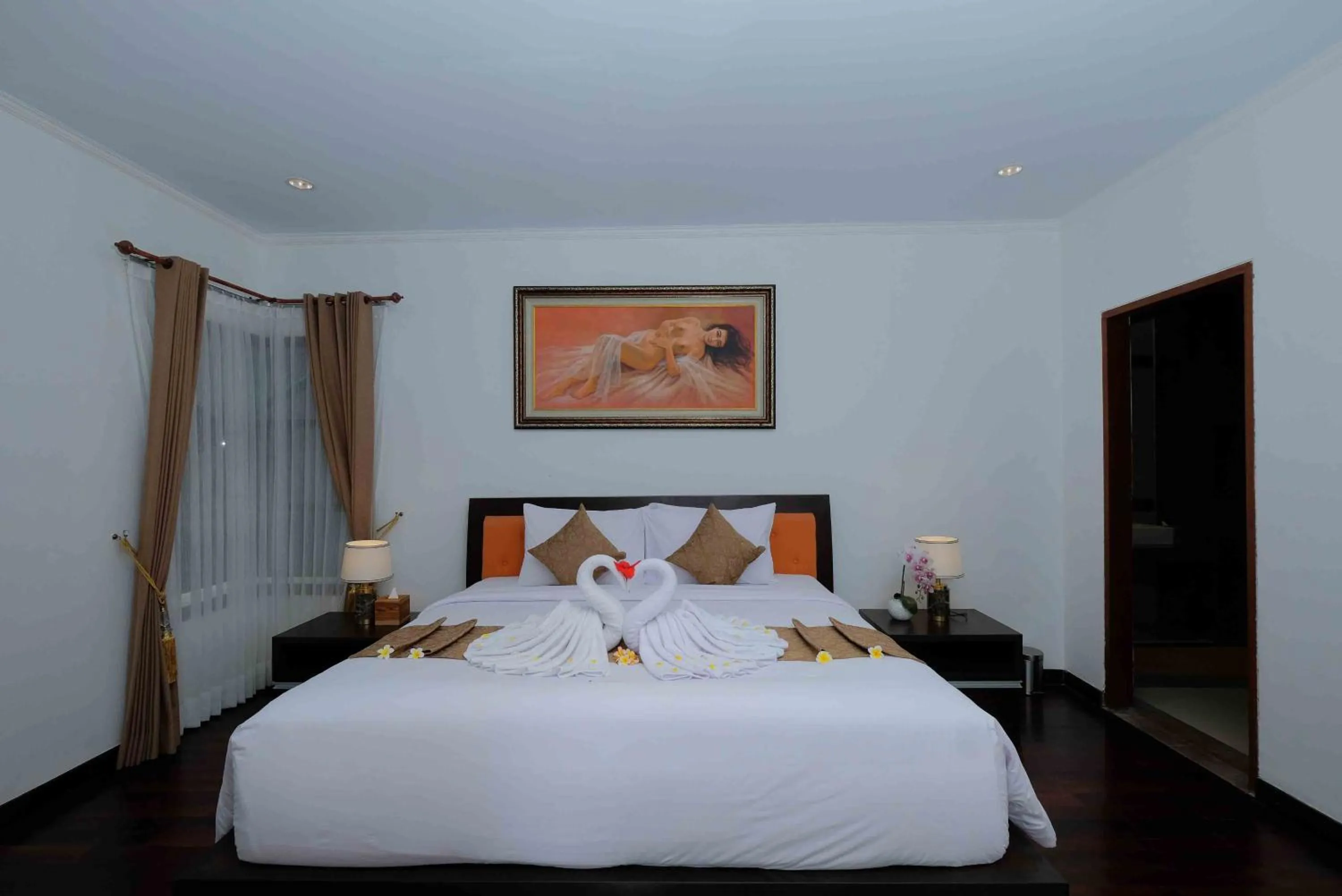 Bed in Kayangan Saba Villa