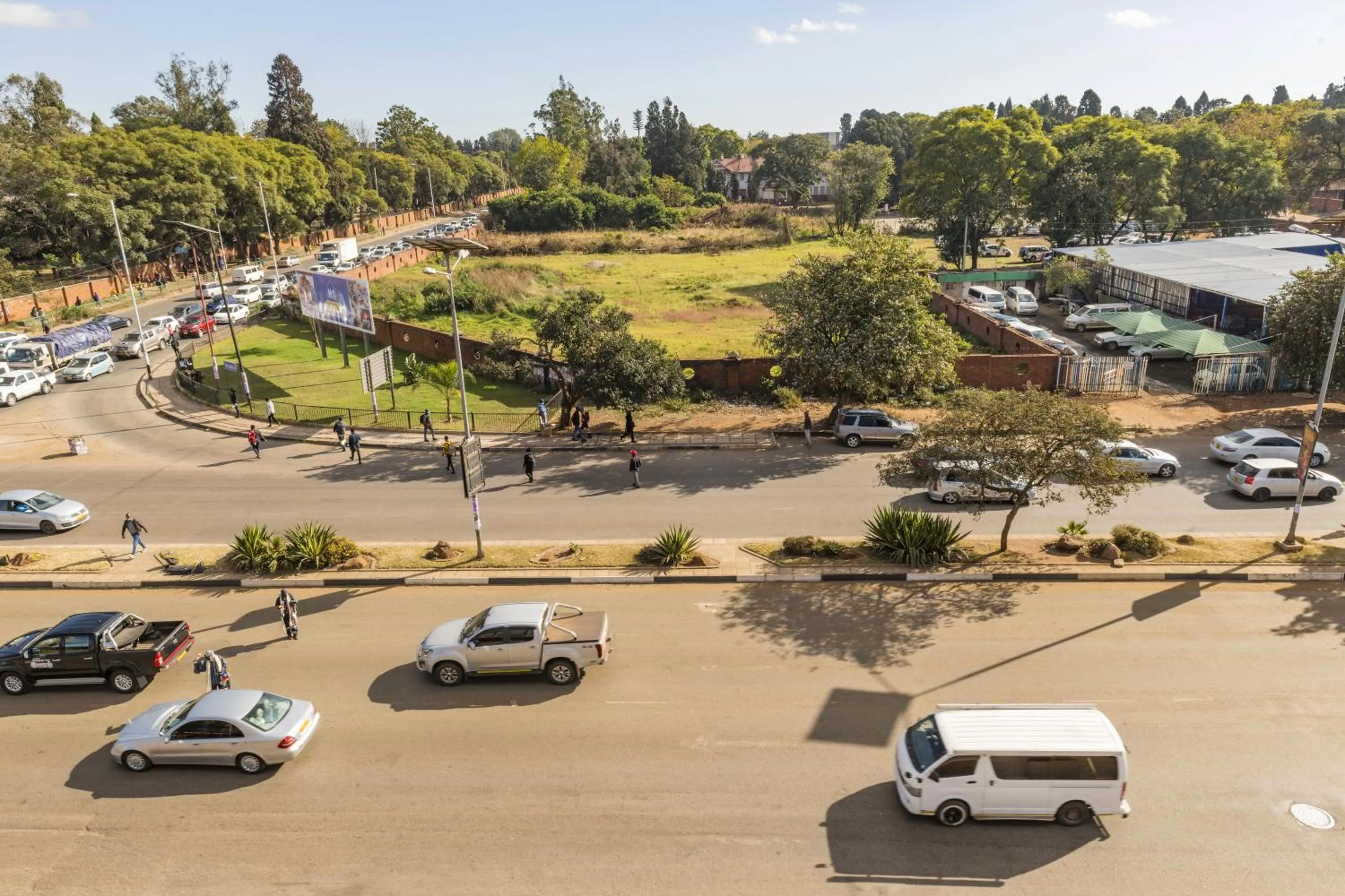 City view in N1 Hotel Rotten Row Harare