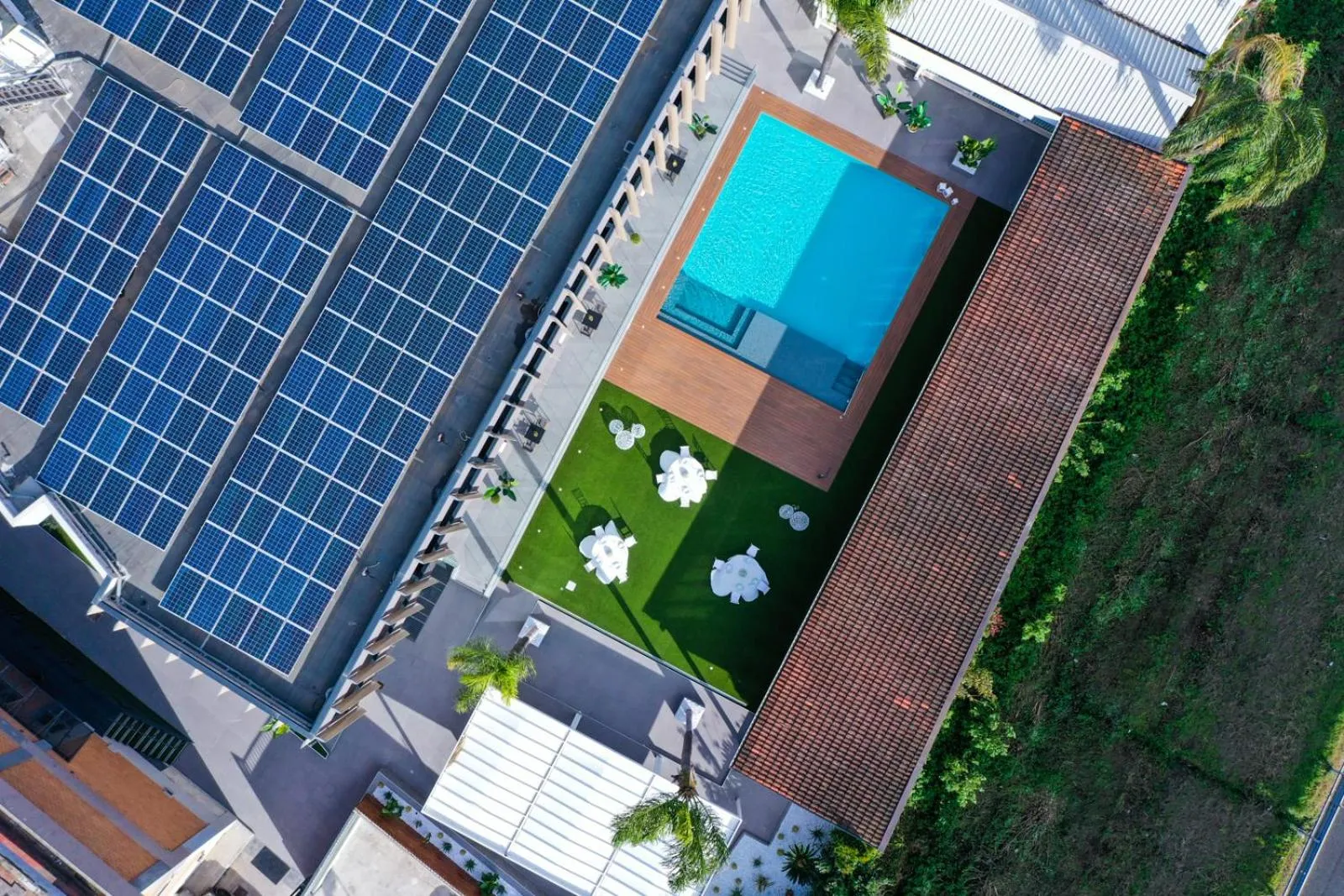 Bird's eye view in Hotel I Gigli