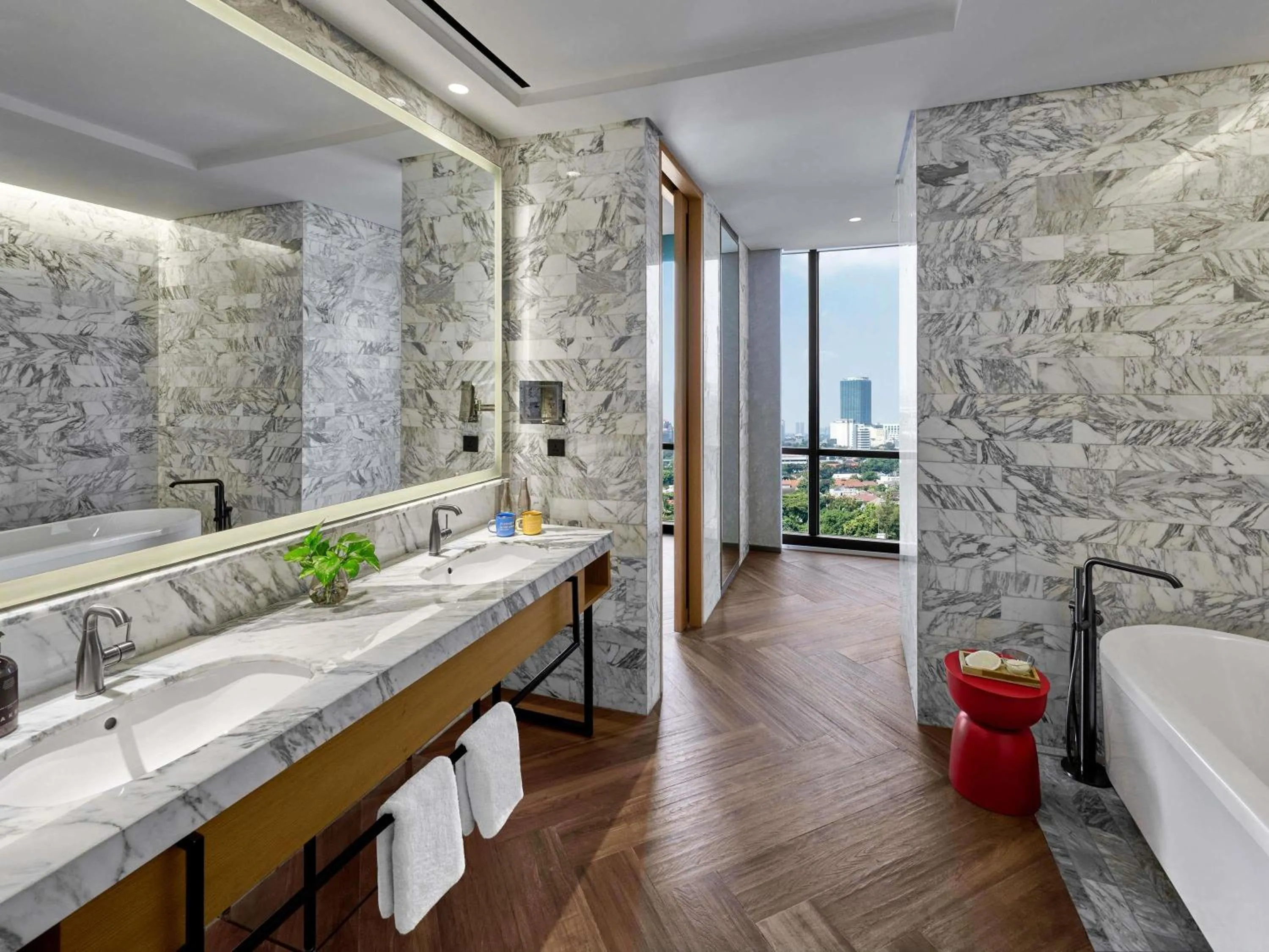 Bedroom in 25hours Hotel Jakarta The Oddbird