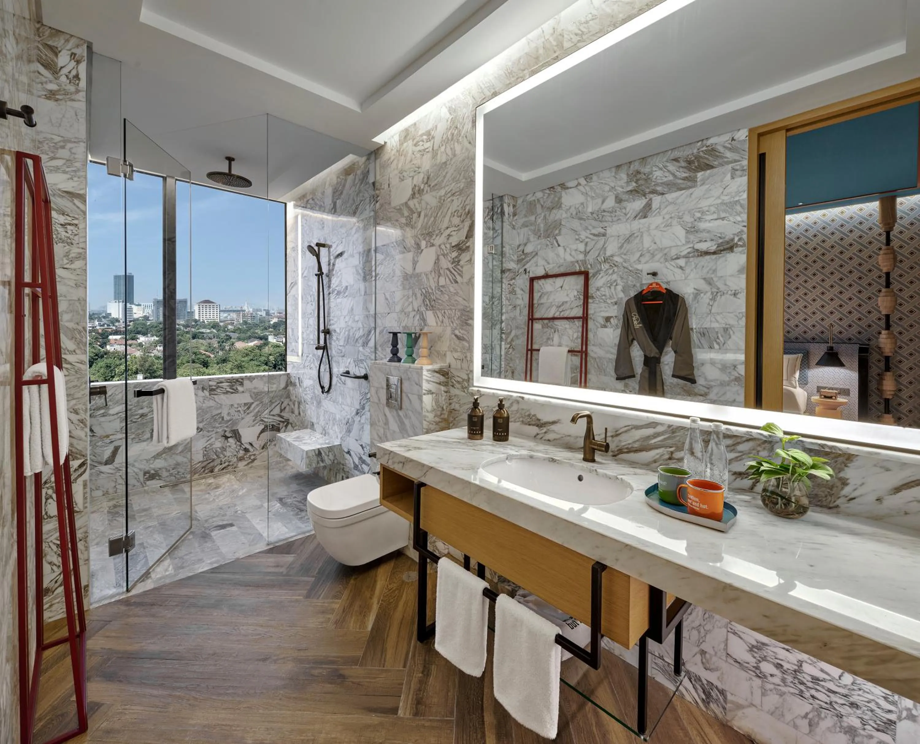 Shower in 25hours Hotel Jakarta The Oddbird