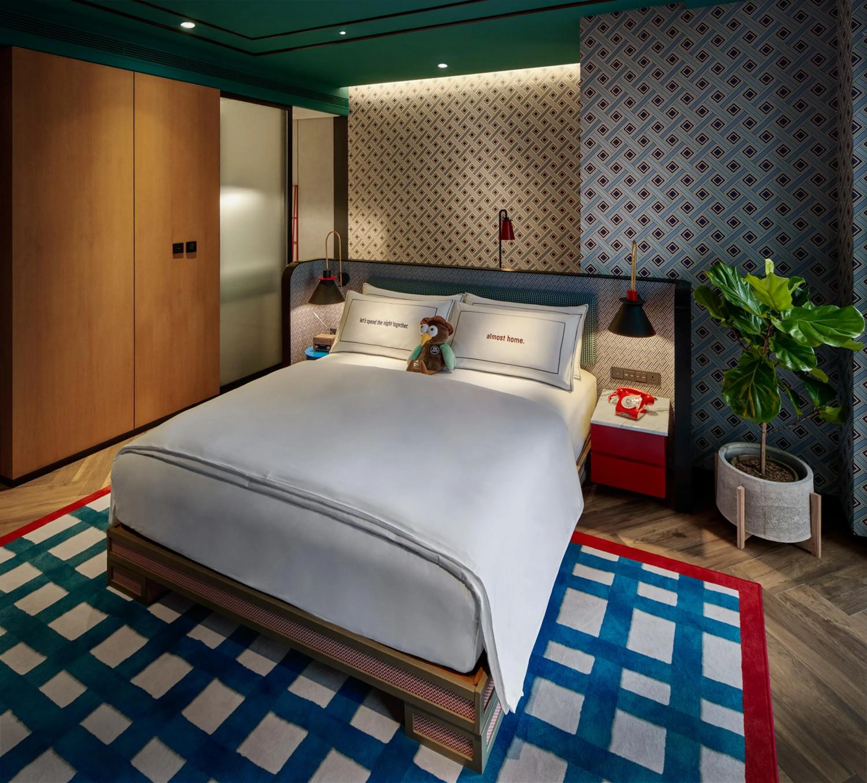 Bedroom, Bed in 25hours Hotel Jakarta The Oddbird