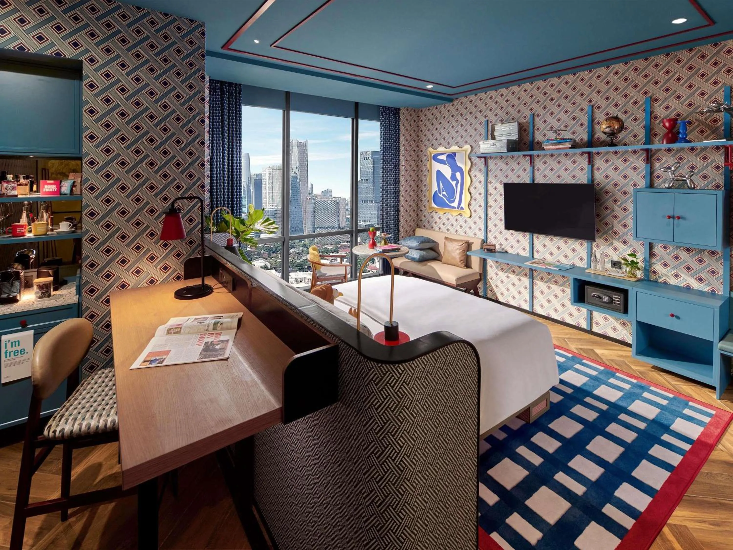 Bedroom, Bed in 25hours Hotel Jakarta The Oddbird