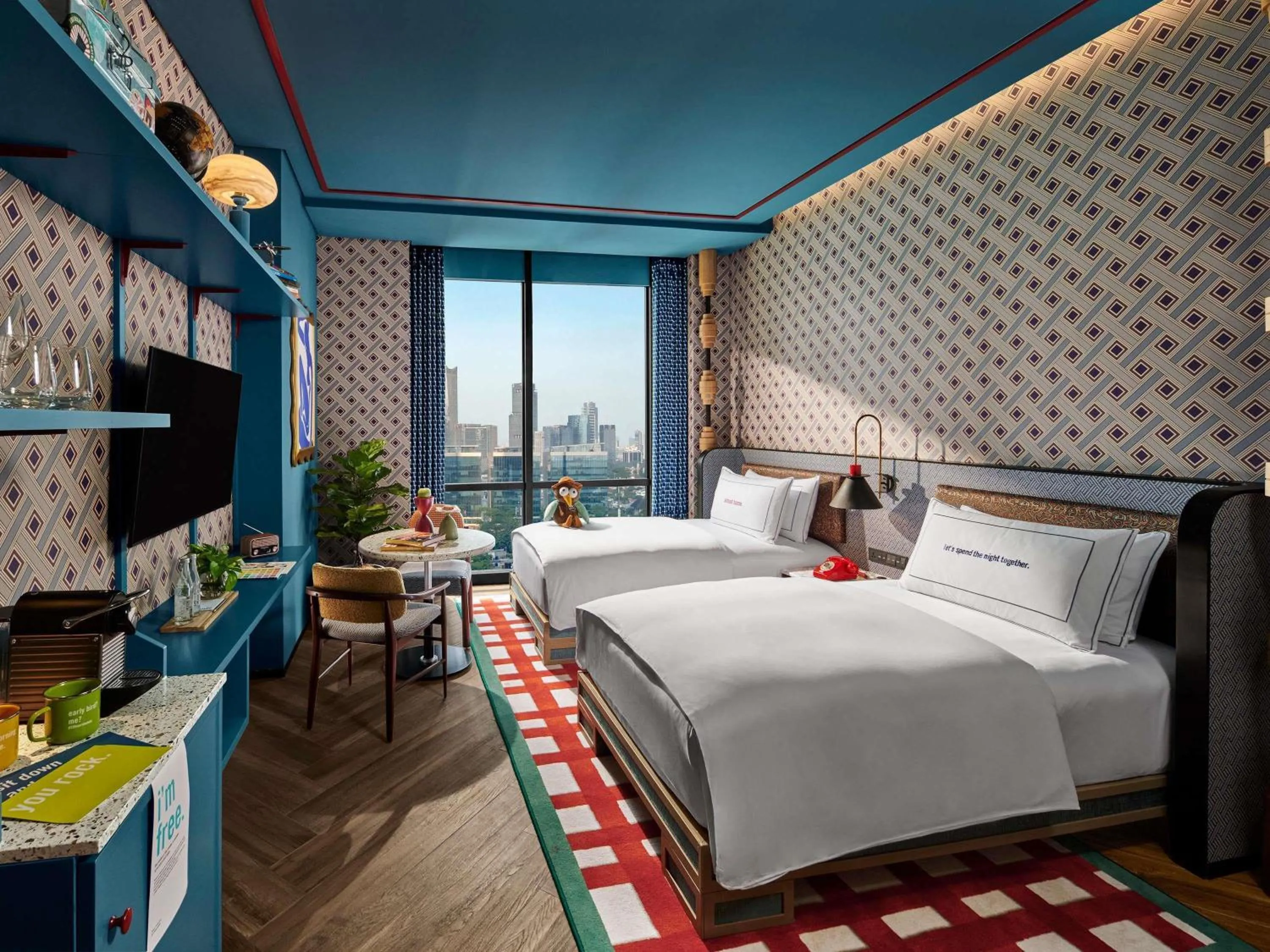 Bedroom, Bed in 25hours Hotel Jakarta The Oddbird