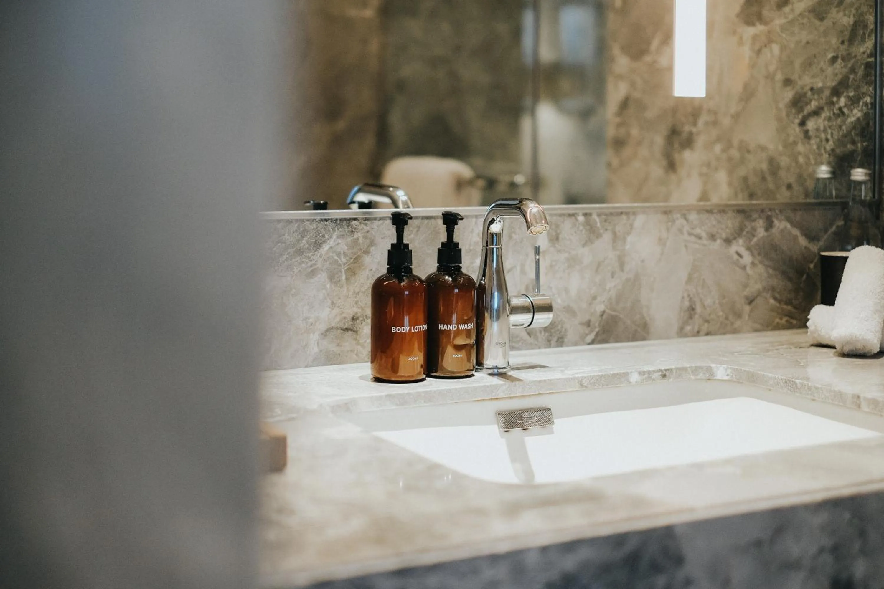 Bathroom in 25hours Hotel Jakarta The Oddbird