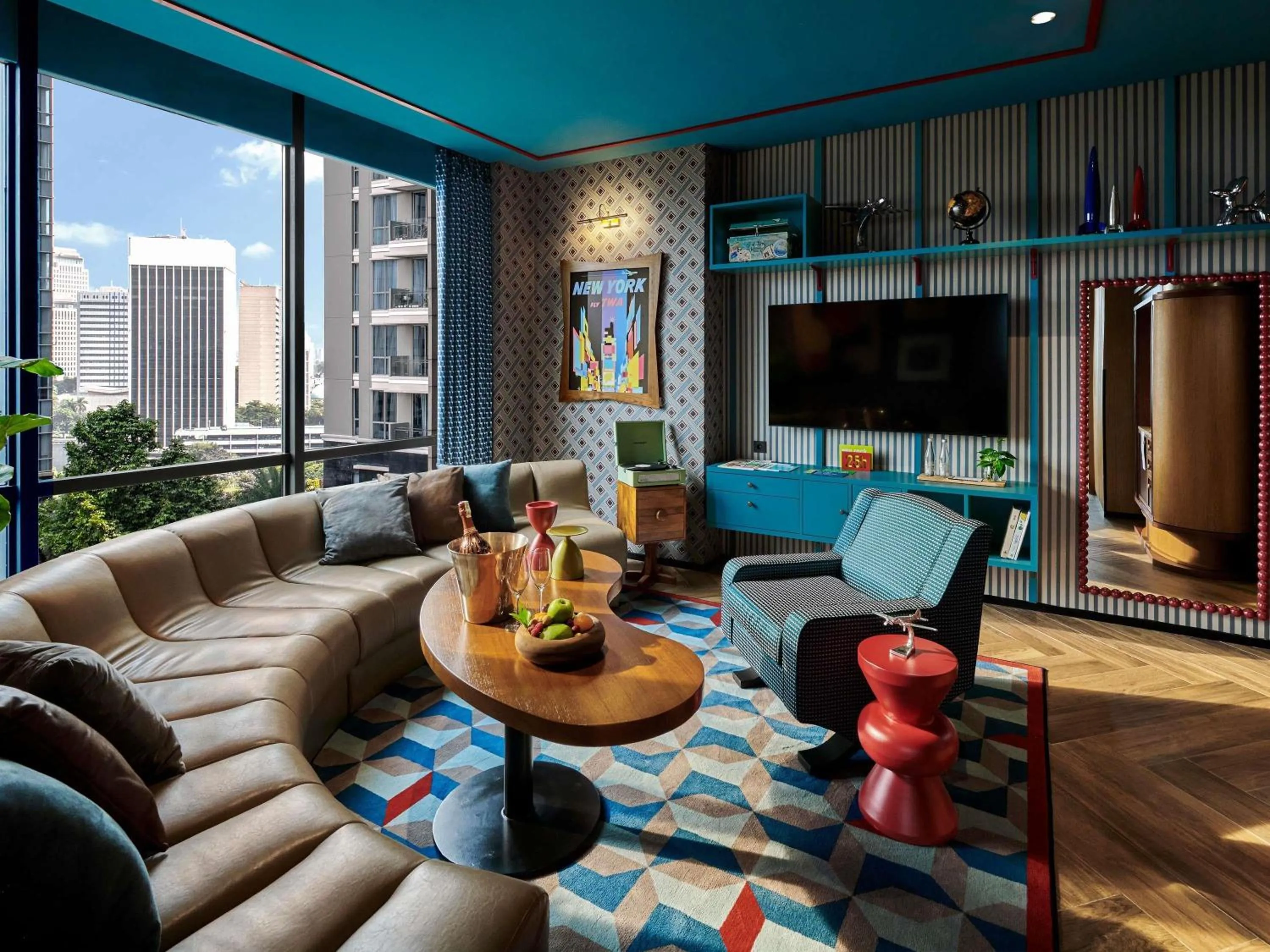 Bedroom in 25hours Hotel Jakarta The Oddbird